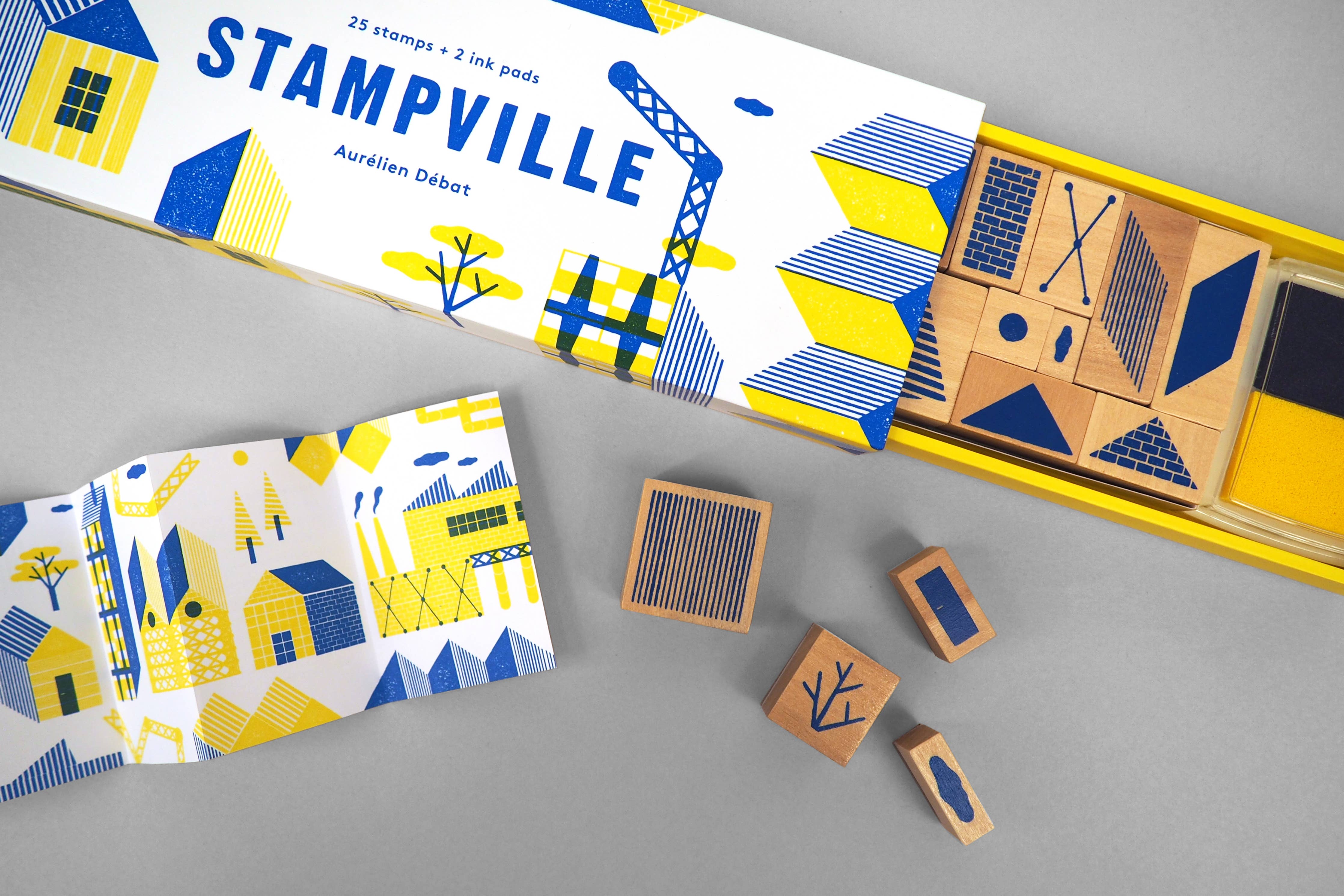 Stampville — Build Your Own Village Stamp Set