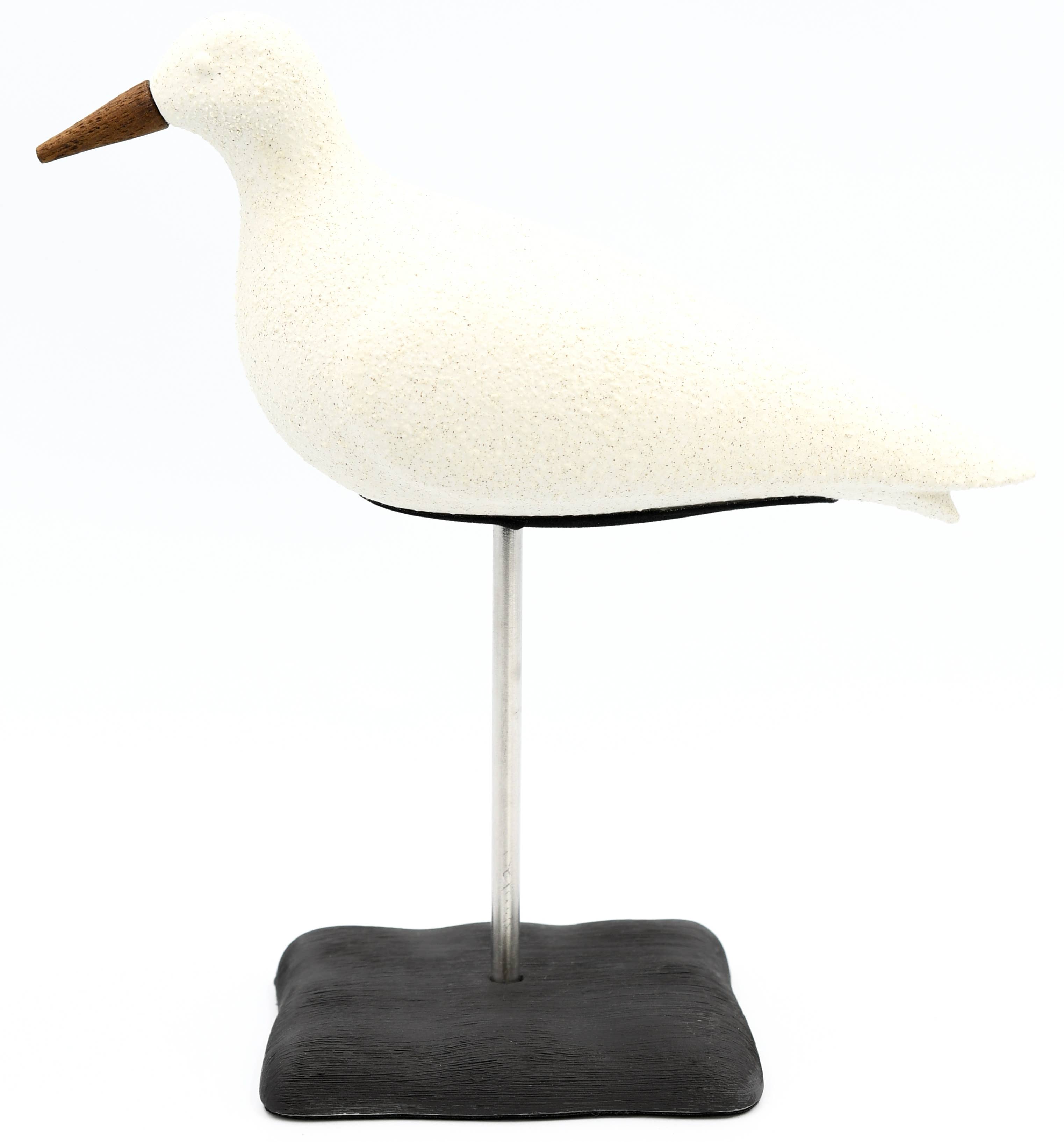 Seagull Sculpture – Handcrafted Ceramic