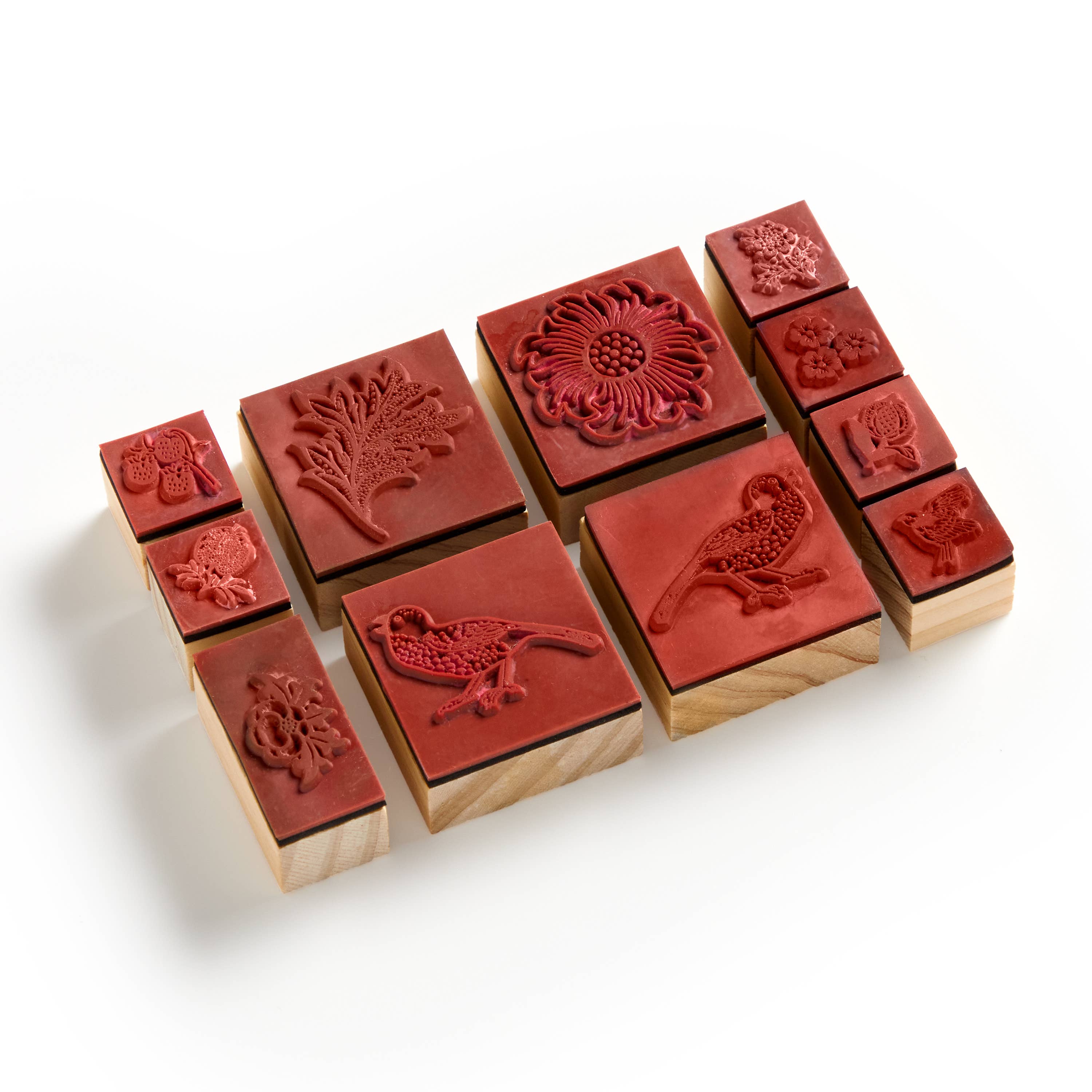 William Morris Classic Floral Rubber Stamp Set