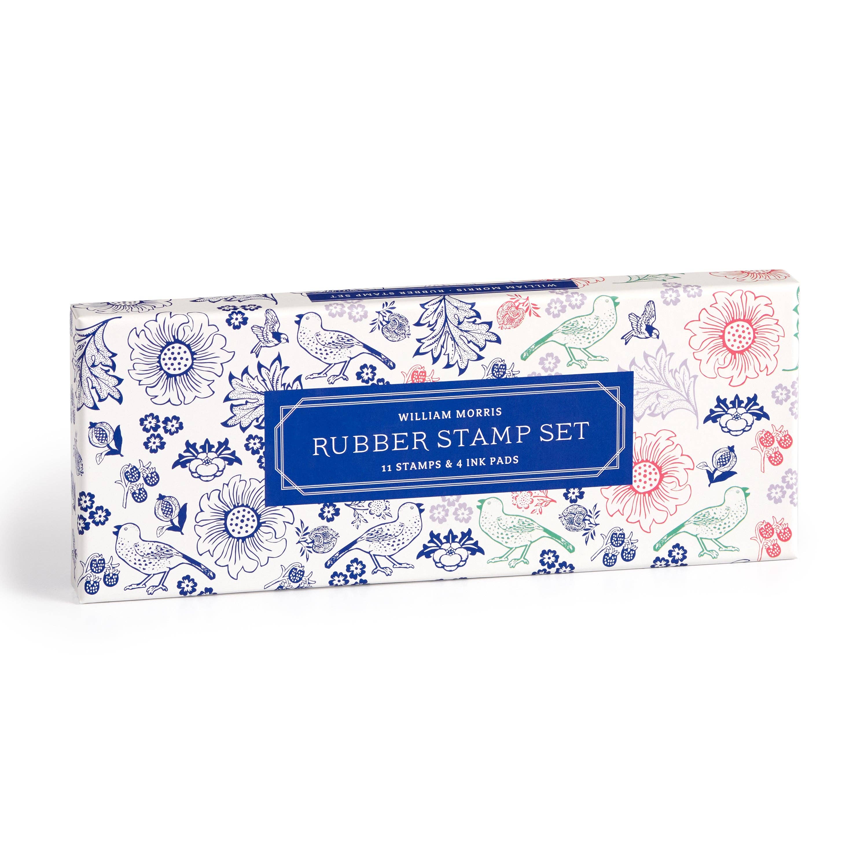 William Morris Classic Floral Rubber Stamp Set