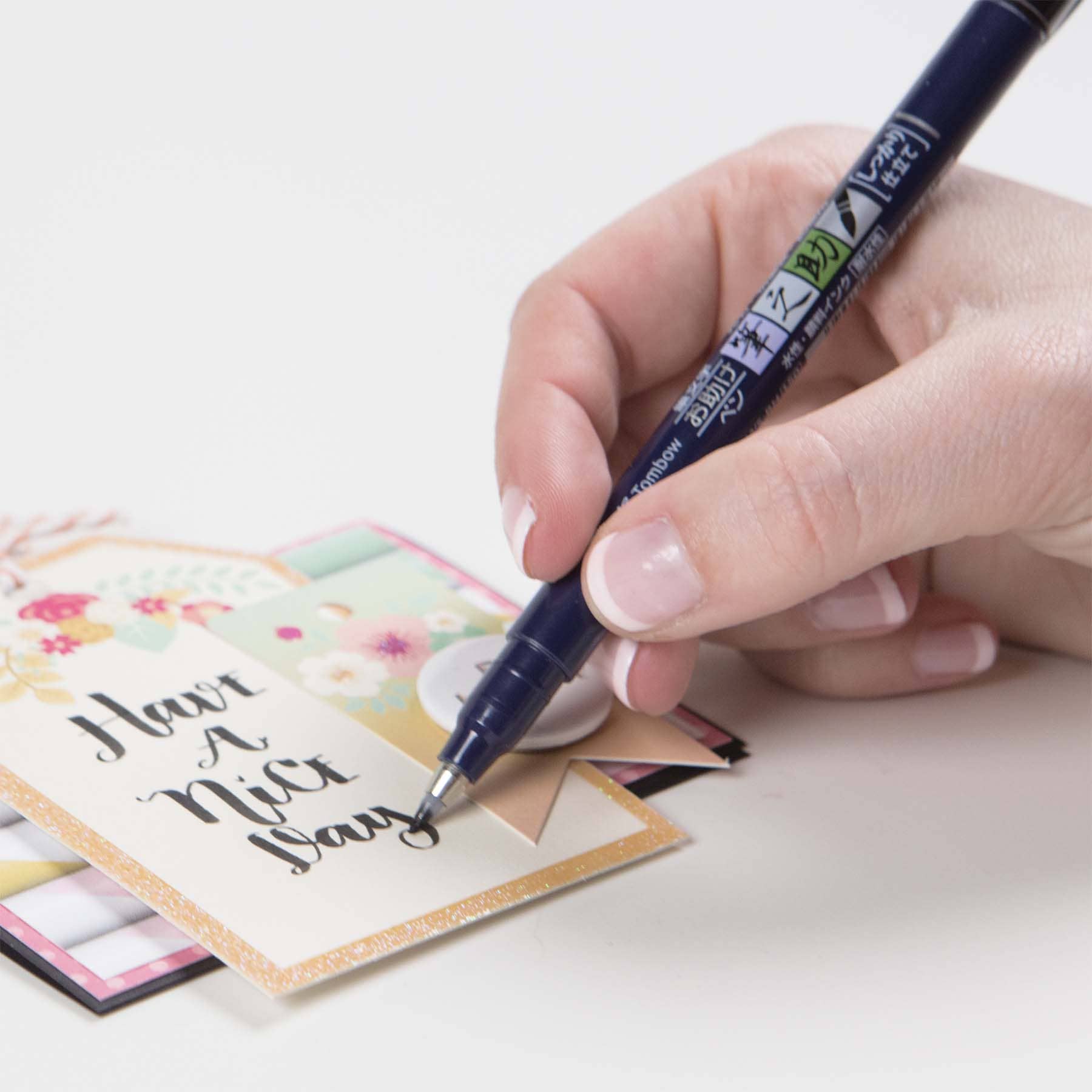 Tombow “Fudenosuke” Hard Tip Calligraphy Brush Pen