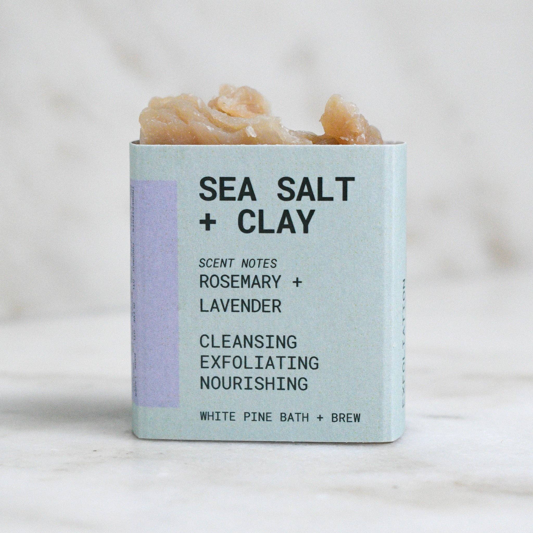 Sea Salt + Clay - Mini Beer Soap
