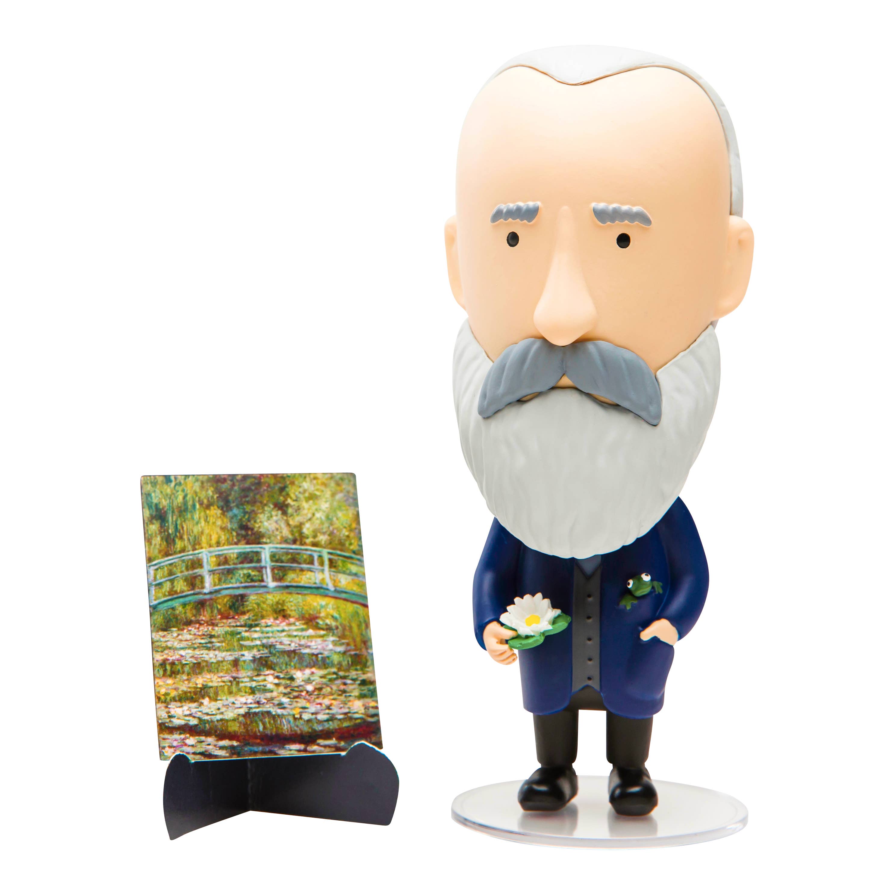 Claude Monet Figurine | 5" Art History Collectible | Color-Changing Features