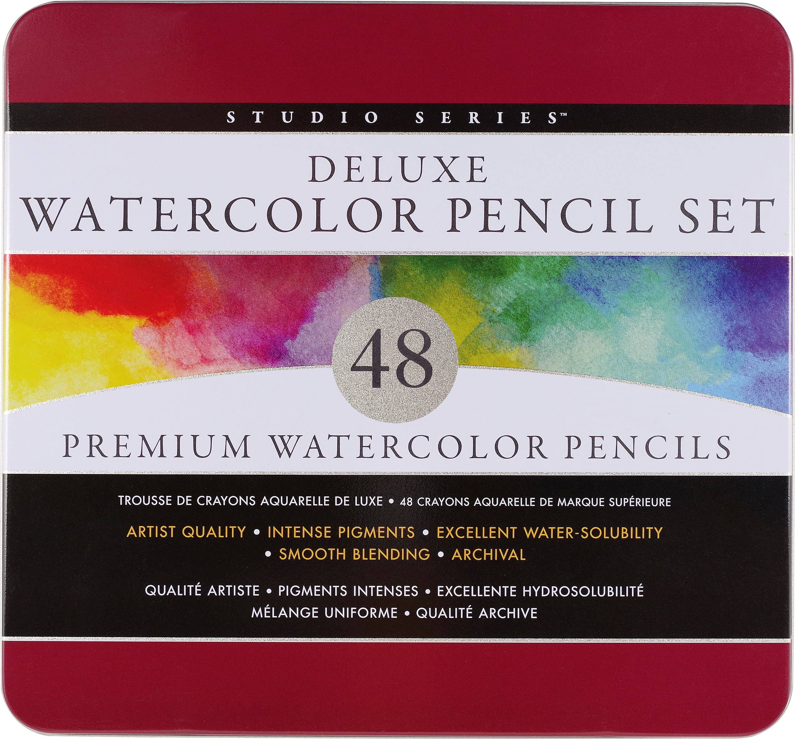 Studio Series Watercolor Pencil Set – 48 Piece