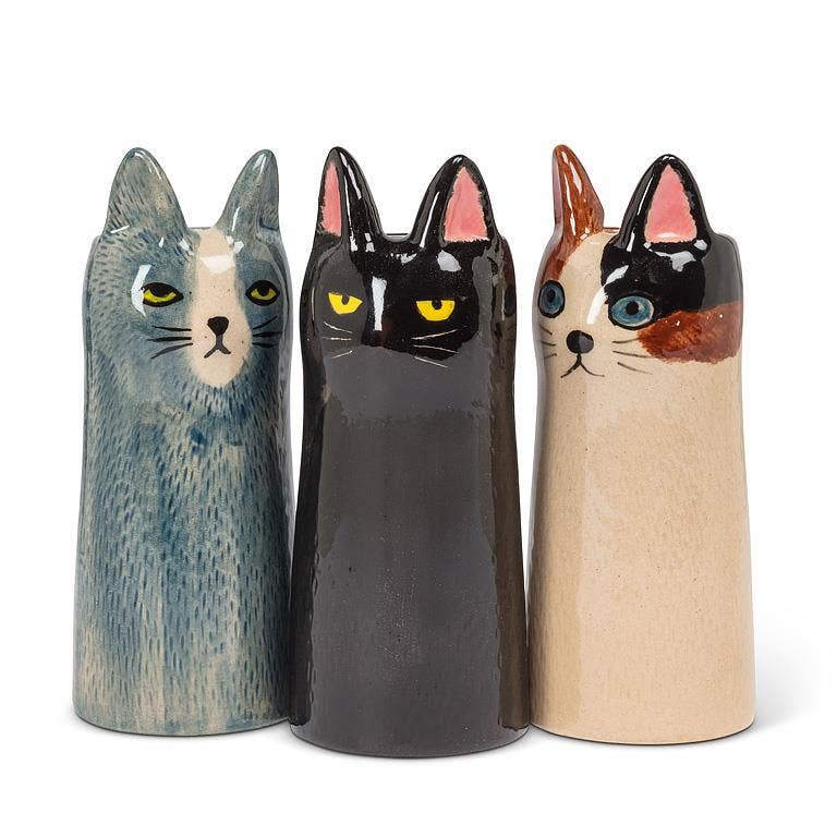 Skinny Cat Vase — 6"