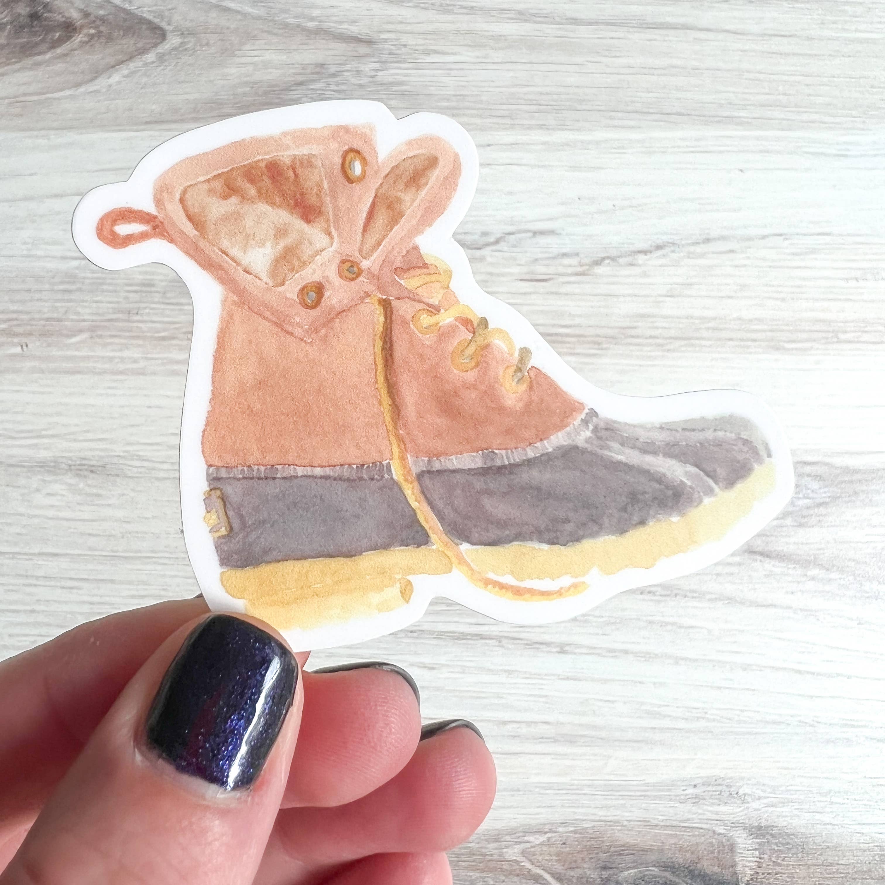 Bean Boot Sticker — 2.4" × 3"