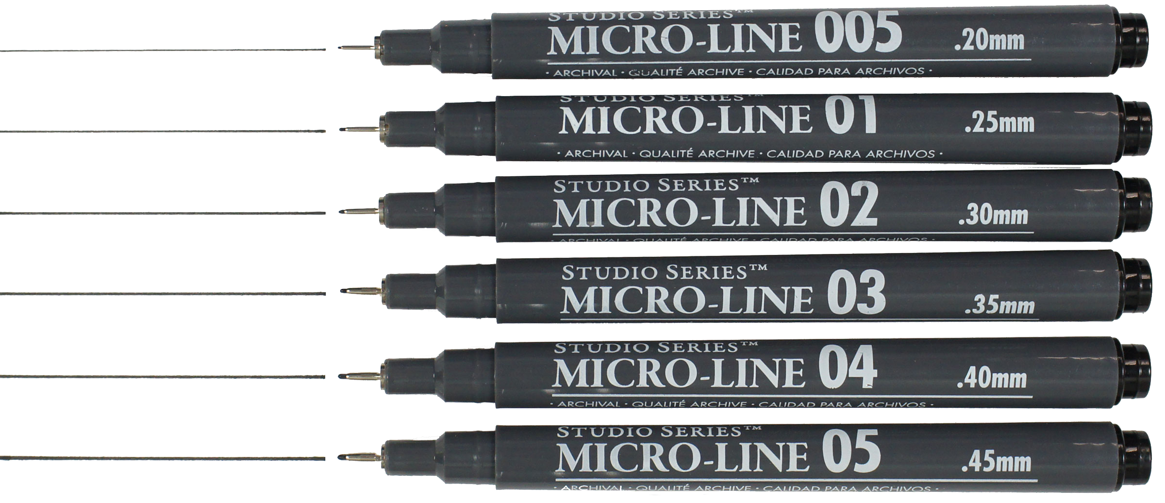 Studio Series Micro-Line Pen Set – Set of 6
