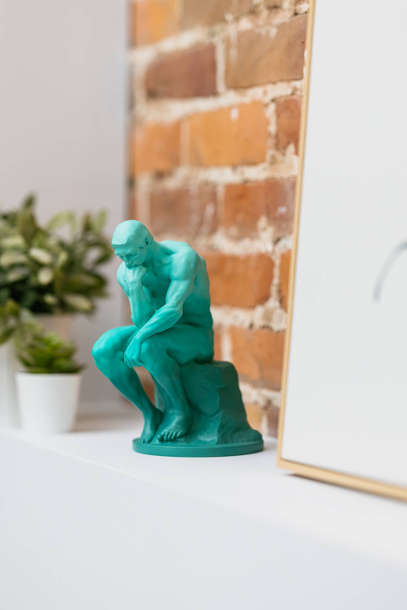 Rodin's The Thinker Statue | 7.9" Colorful Resin Reproduction