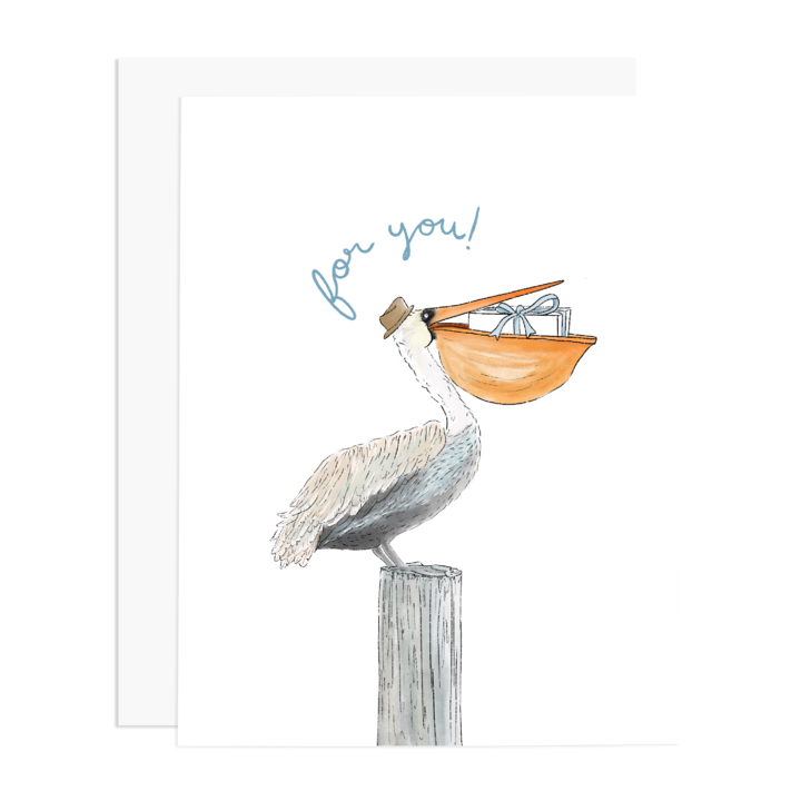 For You Pelican Greeting Card