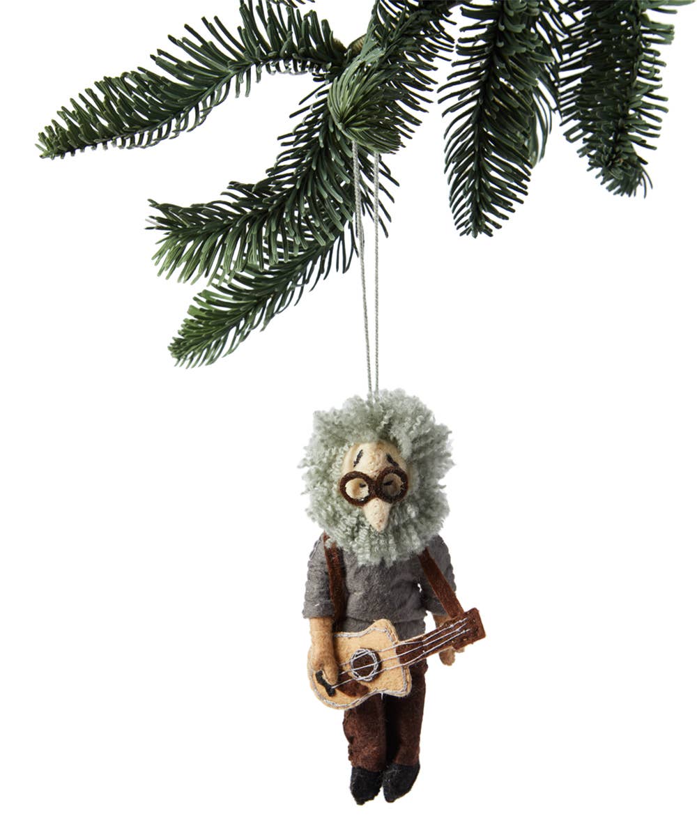 Felt Jerry Garcia Ornament — Handmade