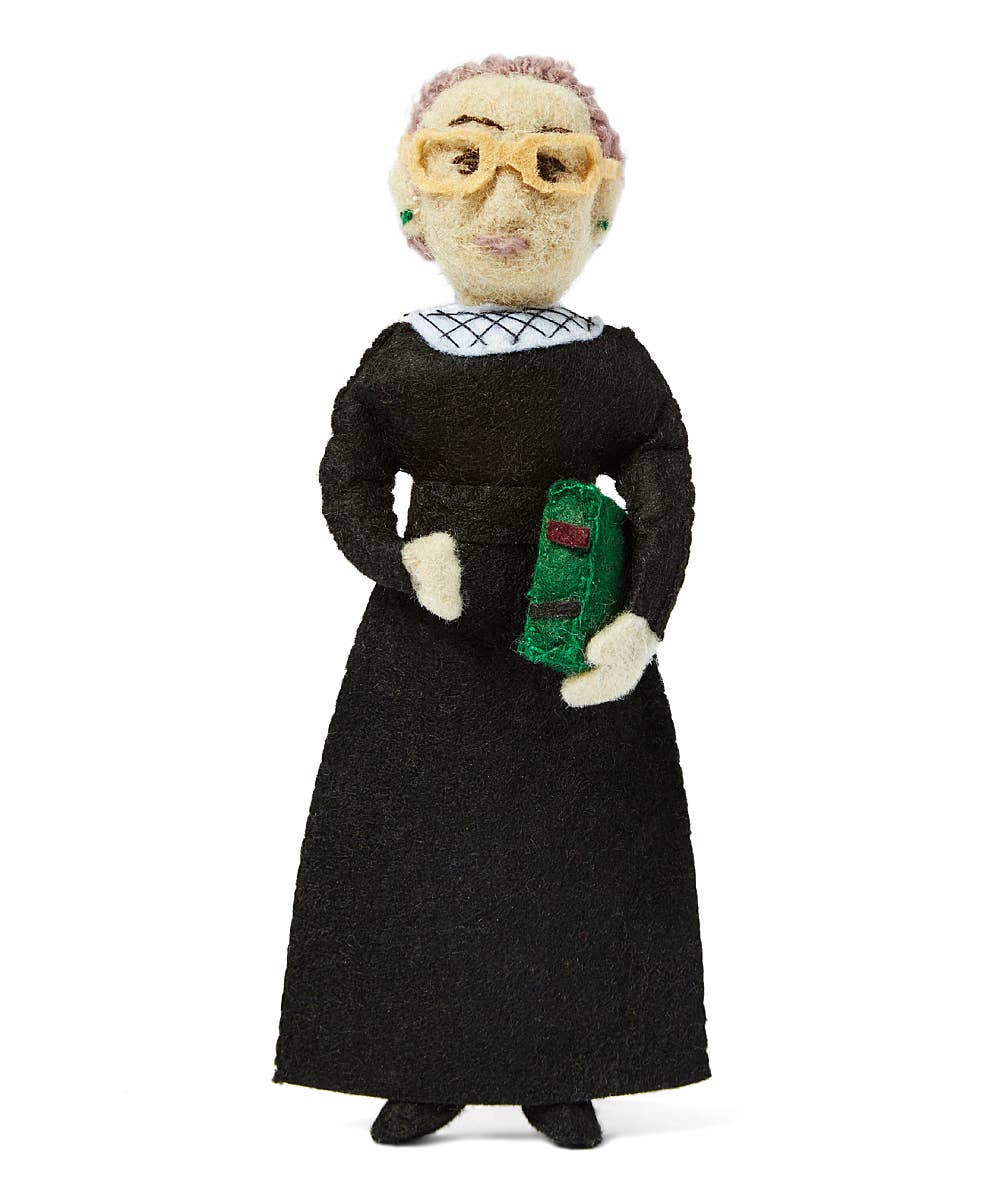 Felt Ruth Bader Ginsburg Ornament — Handmade