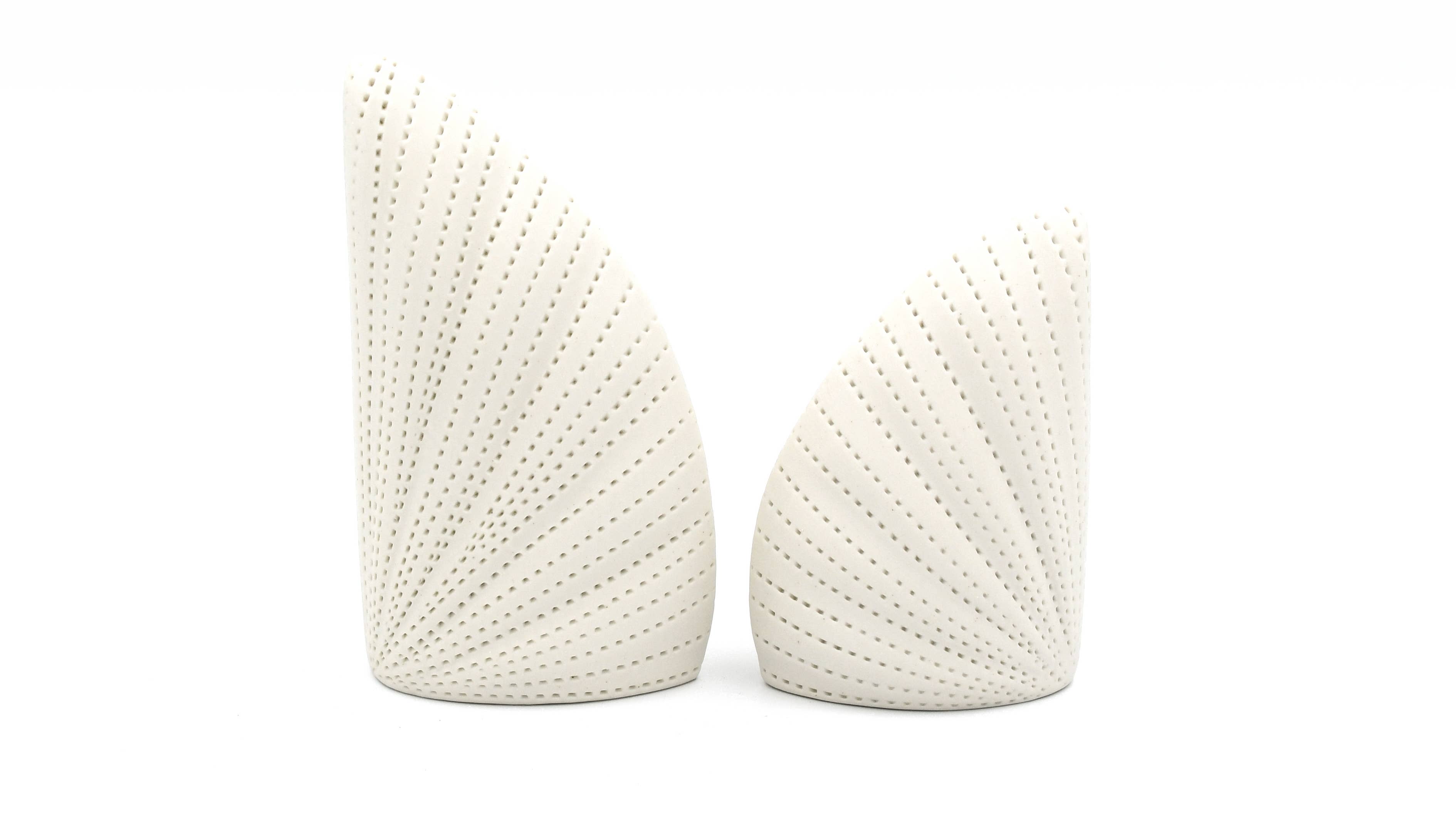 Handcrafted Porcelain Salt and Pepper Shaker Set