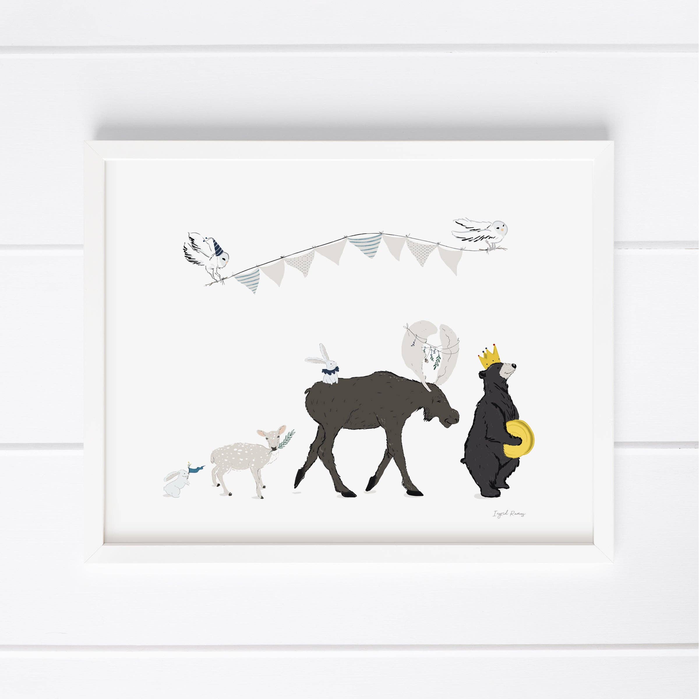 Woods Parade Art Print 11 x 14