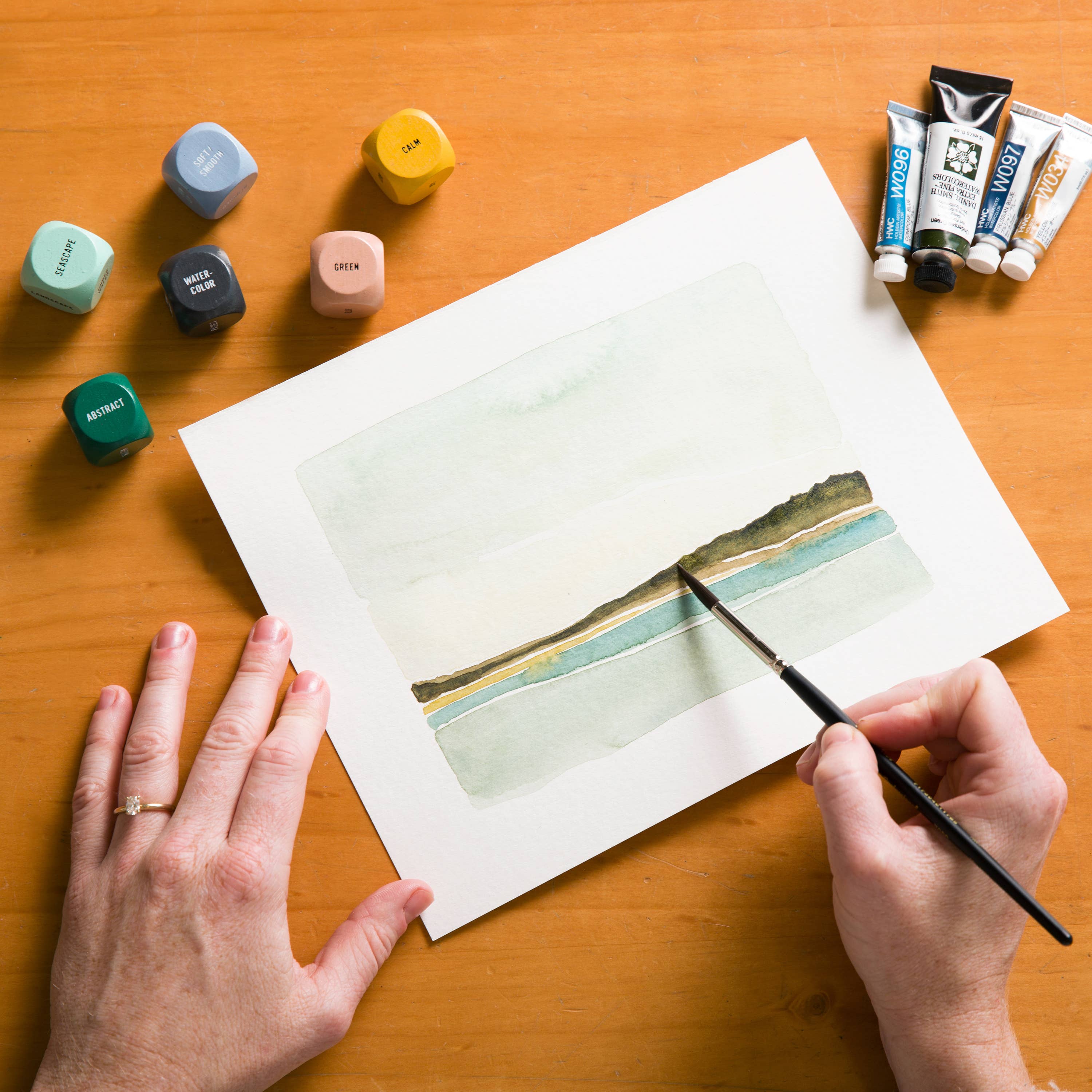 Art Dice: The Creative Prompt Set for Artists, Teachers & Beginners