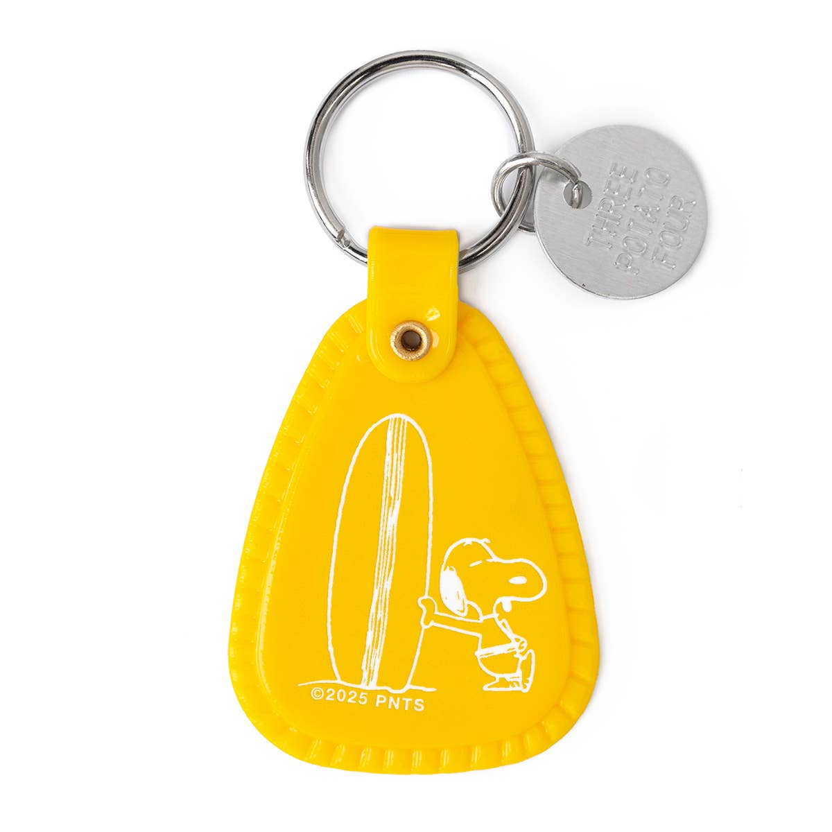 3P4 × Peanuts® “Snoopy Surf” Saddle Keychain