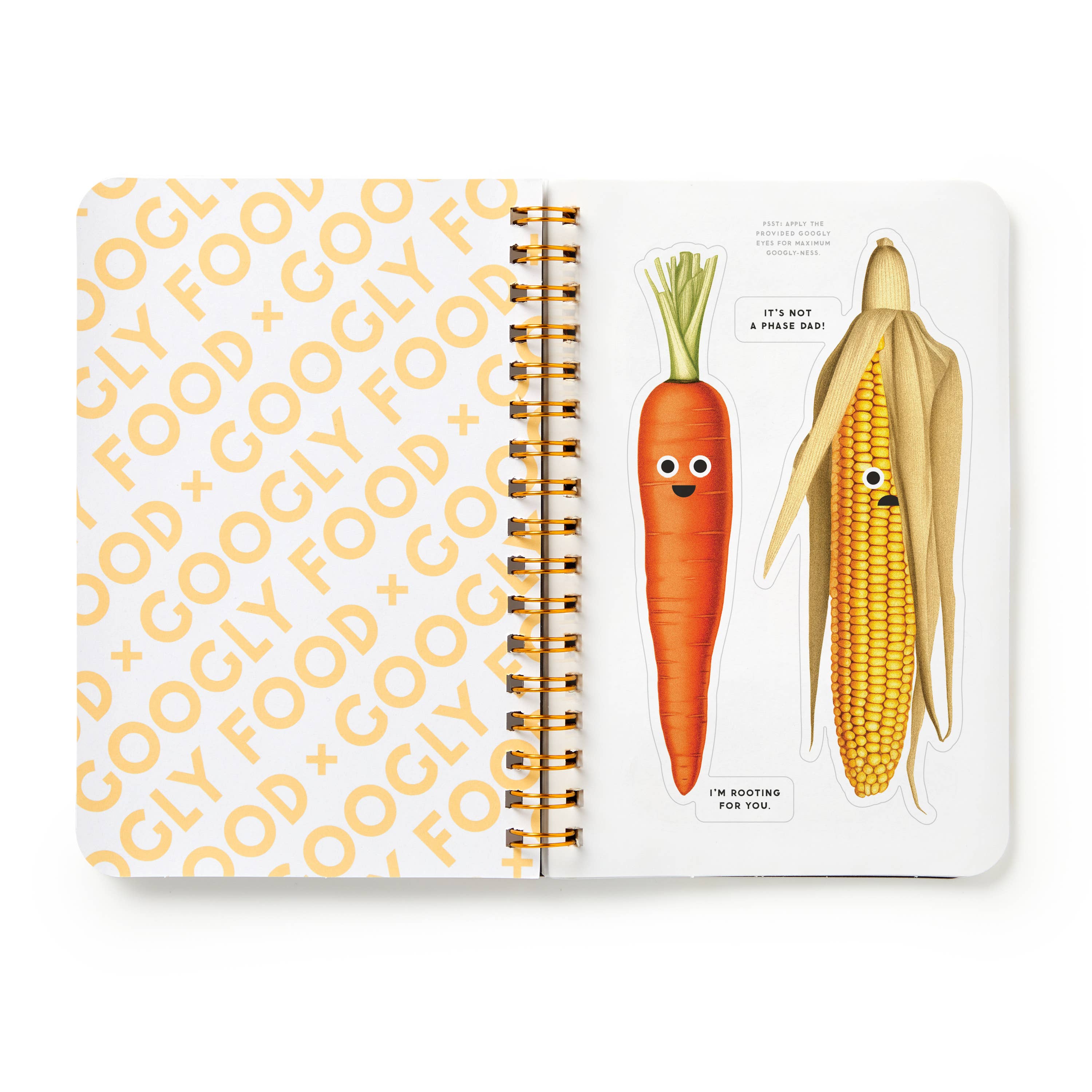 Googly Food Sticker Book by Brass Monkey