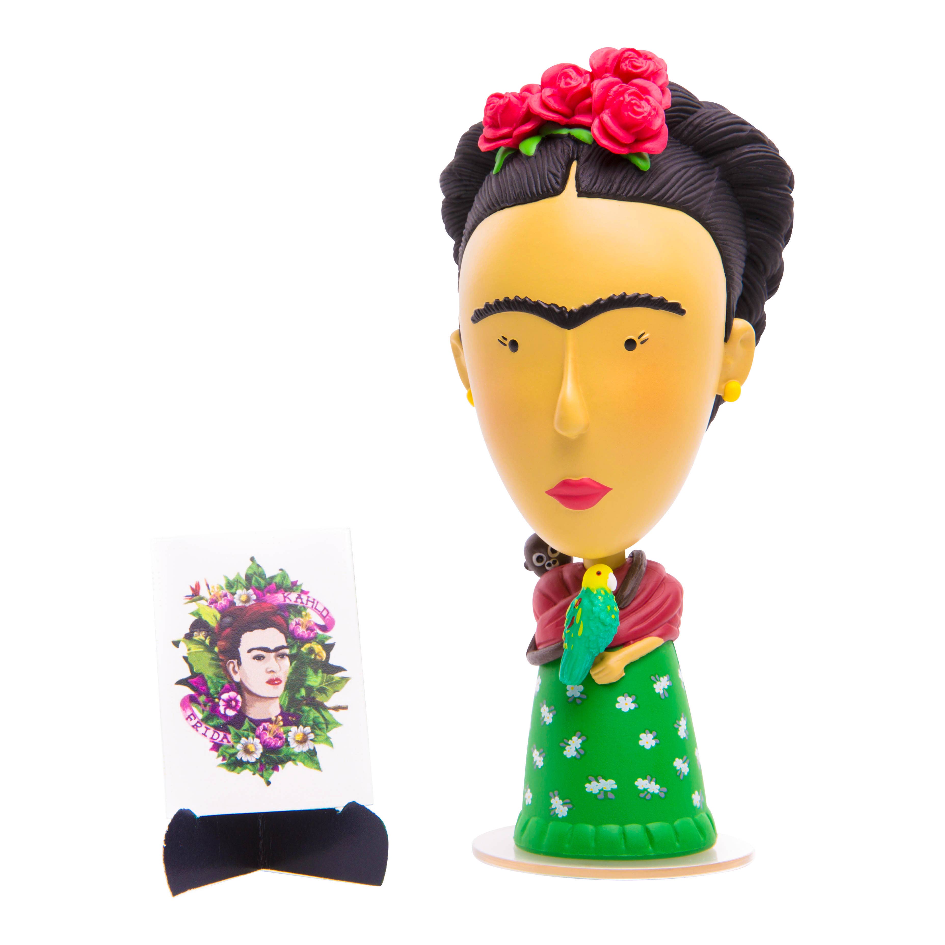 Frida Kahlo Figurine | 5" Art History Collectible | Scented with Wild Rose
