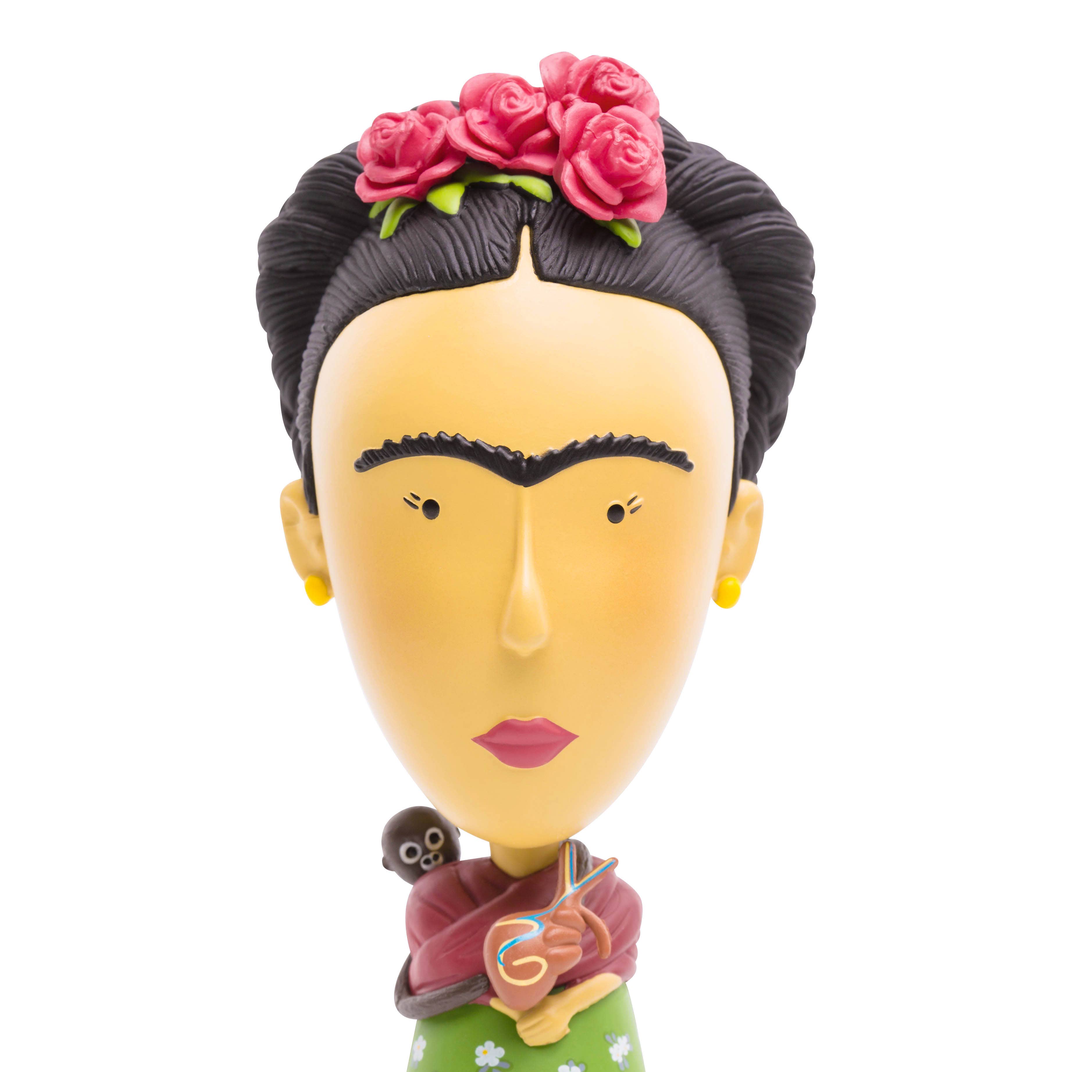 Frida Kahlo Figurine | 5" Art History Collectible | Scented with Wild Rose