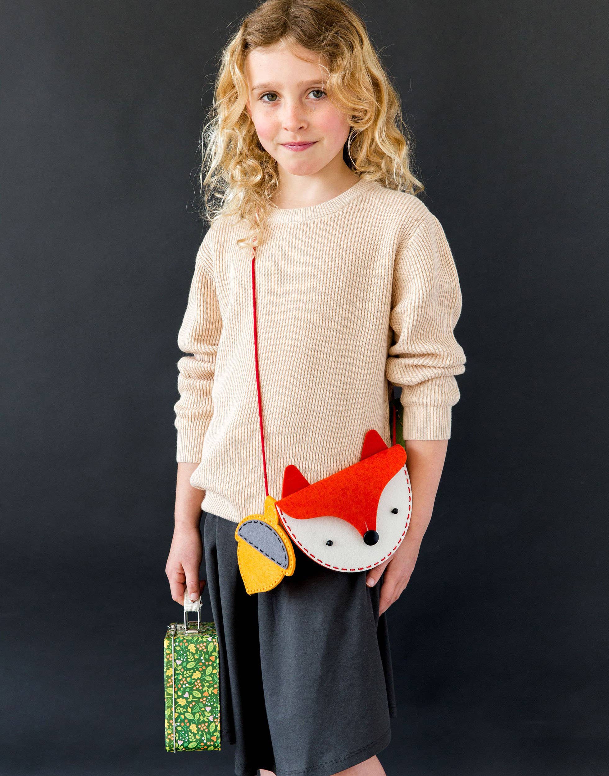 DIY Woodland Fox Felt Bag Kit