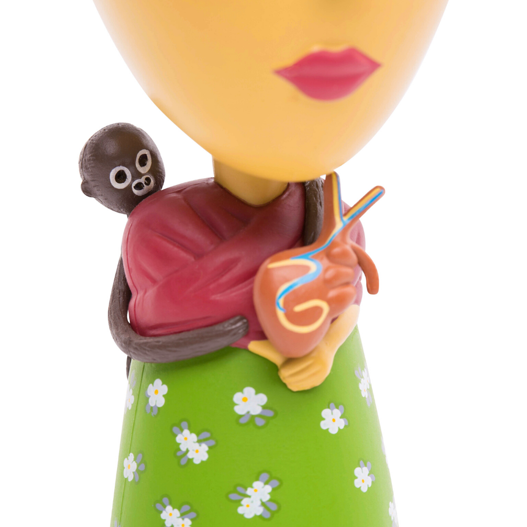 Frida Kahlo Figurine | 5" Art History Collectible | Scented with Wild Rose