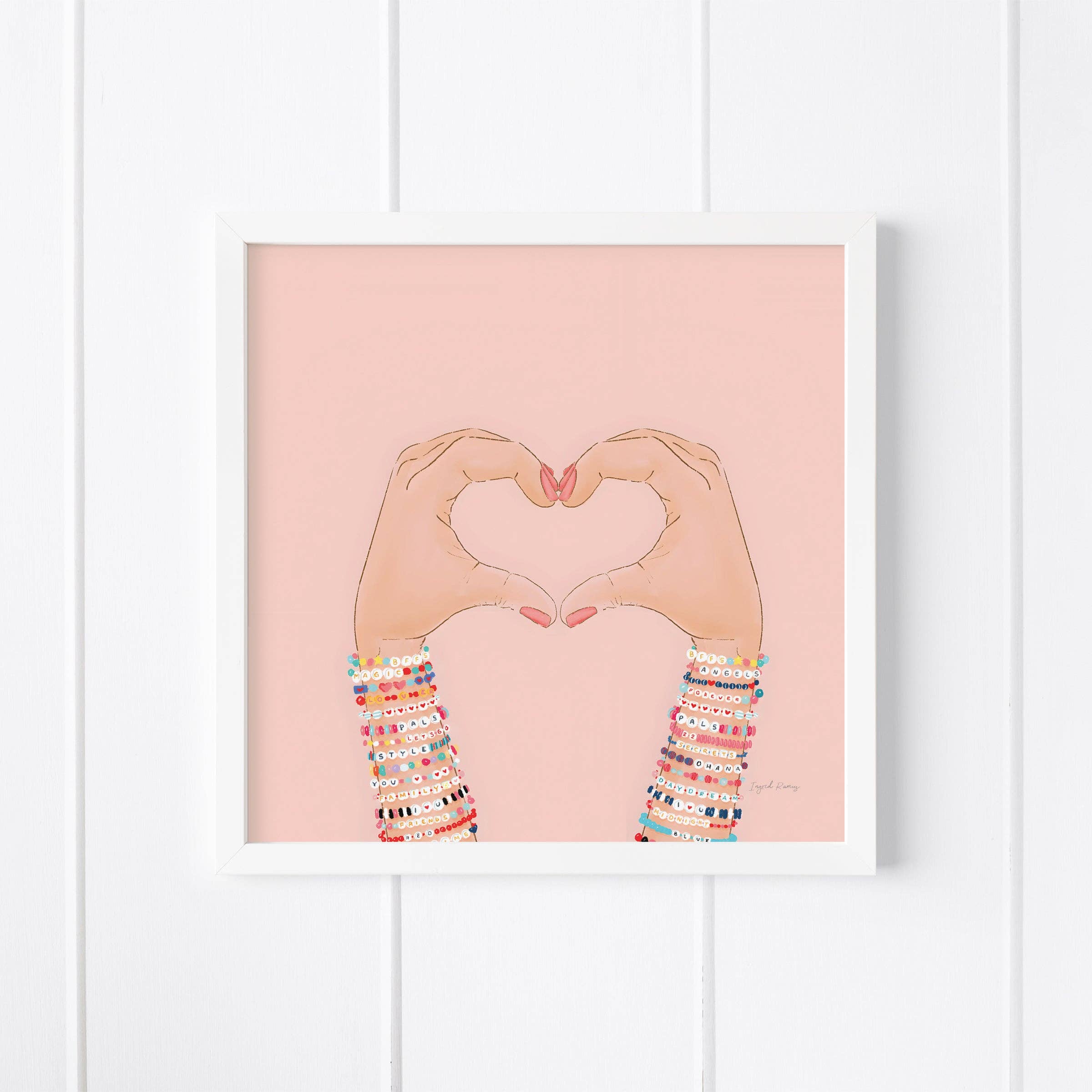 Friendship Bracelets Art Print 8 x 8