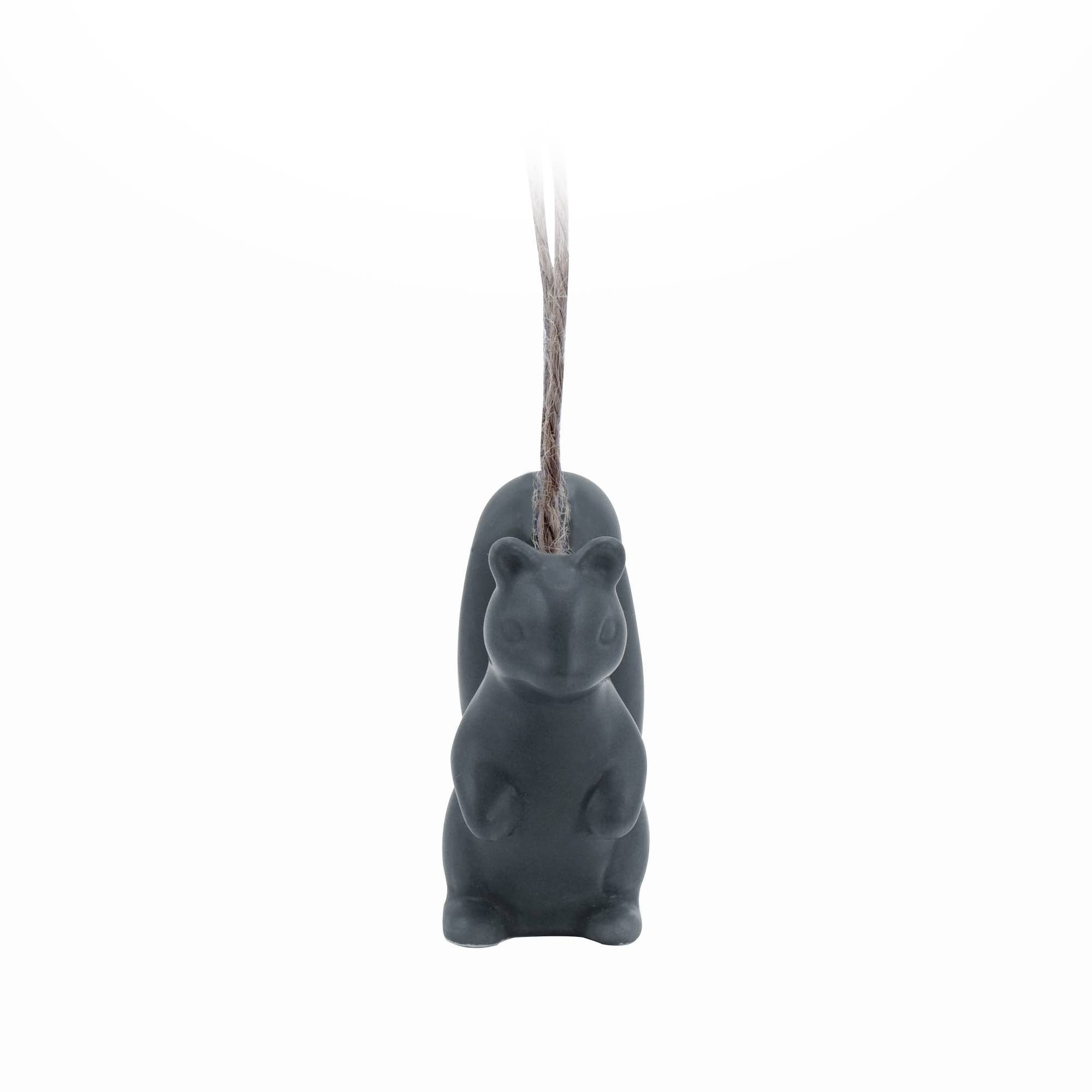 Woodland Folk “Navy Squirrel” Ceramic Hanging Decoration