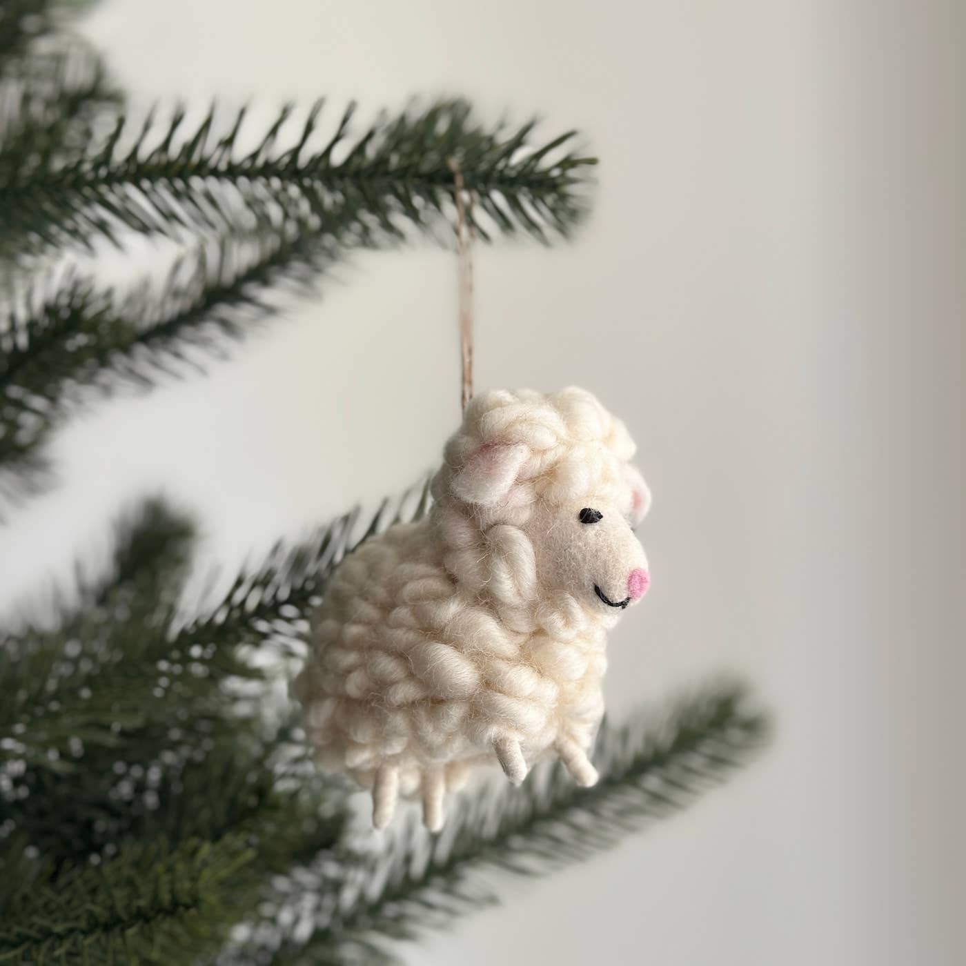 Felt Sheep Ornament Assorted Colors