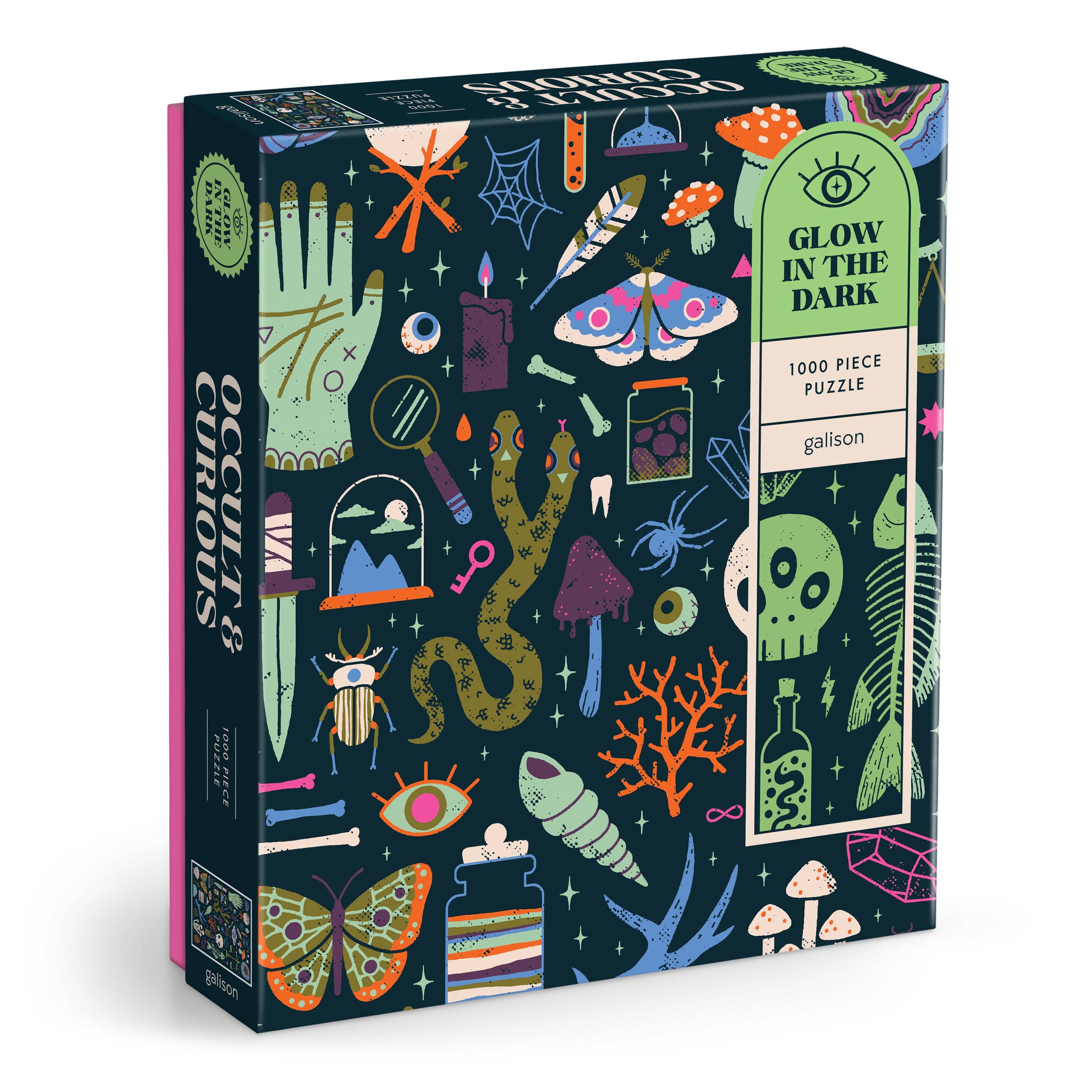 Occult and Curious Glow in the Dark 1000 Piece Puzzle