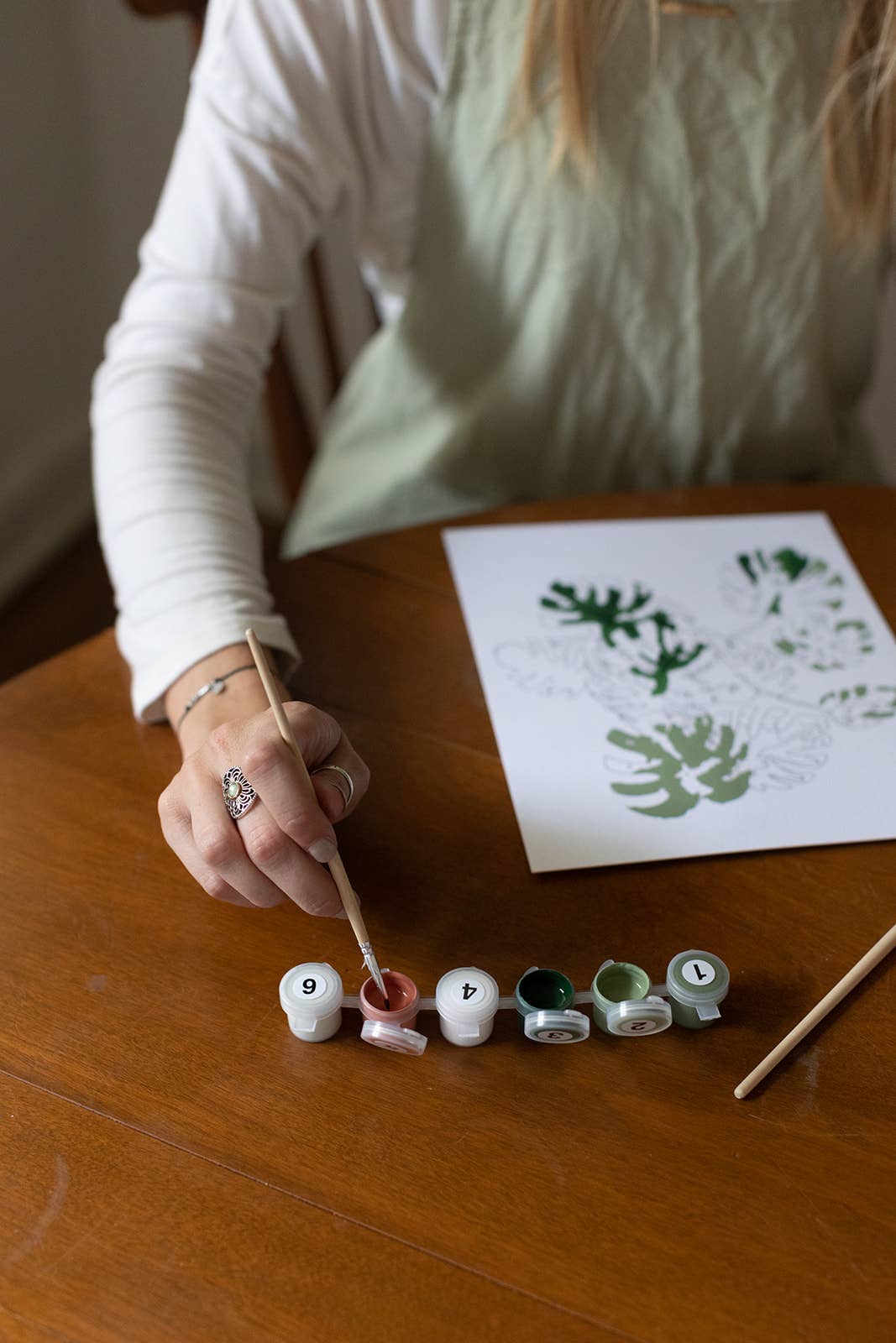 Tropical Plants Paint By Numbers Kit
