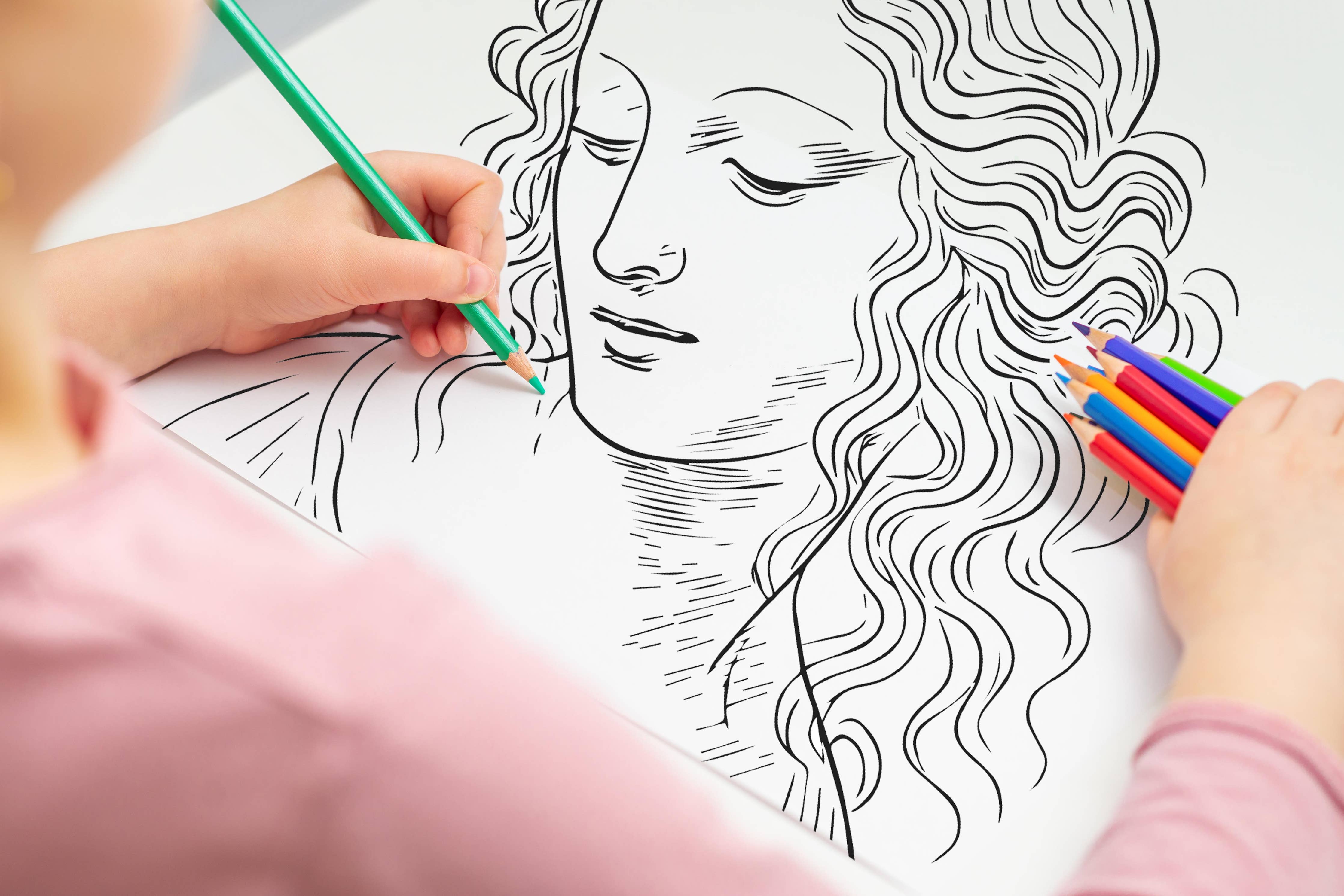 Great Little Artists Coloring Roll