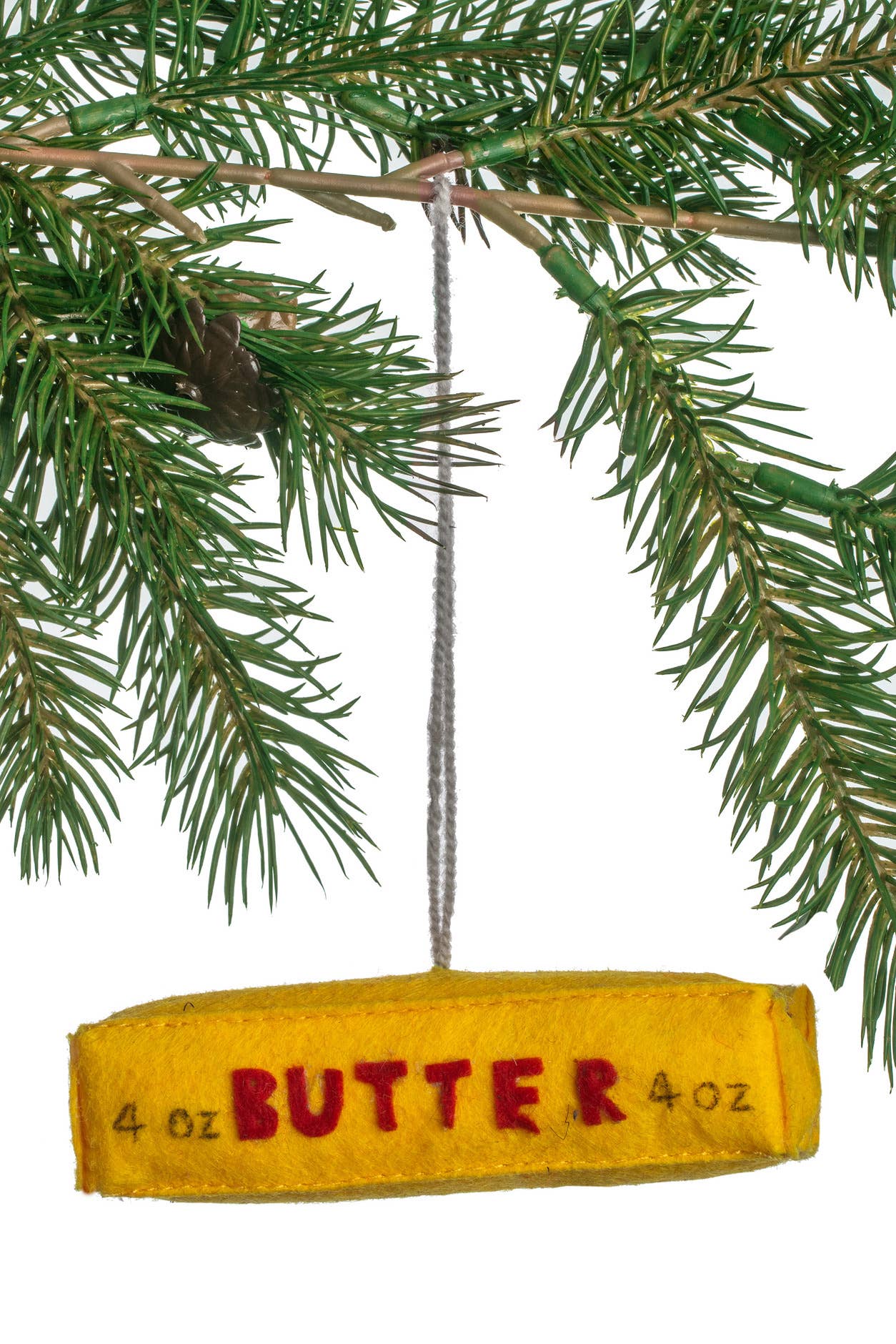 Felt Butter Ornament — Handmade