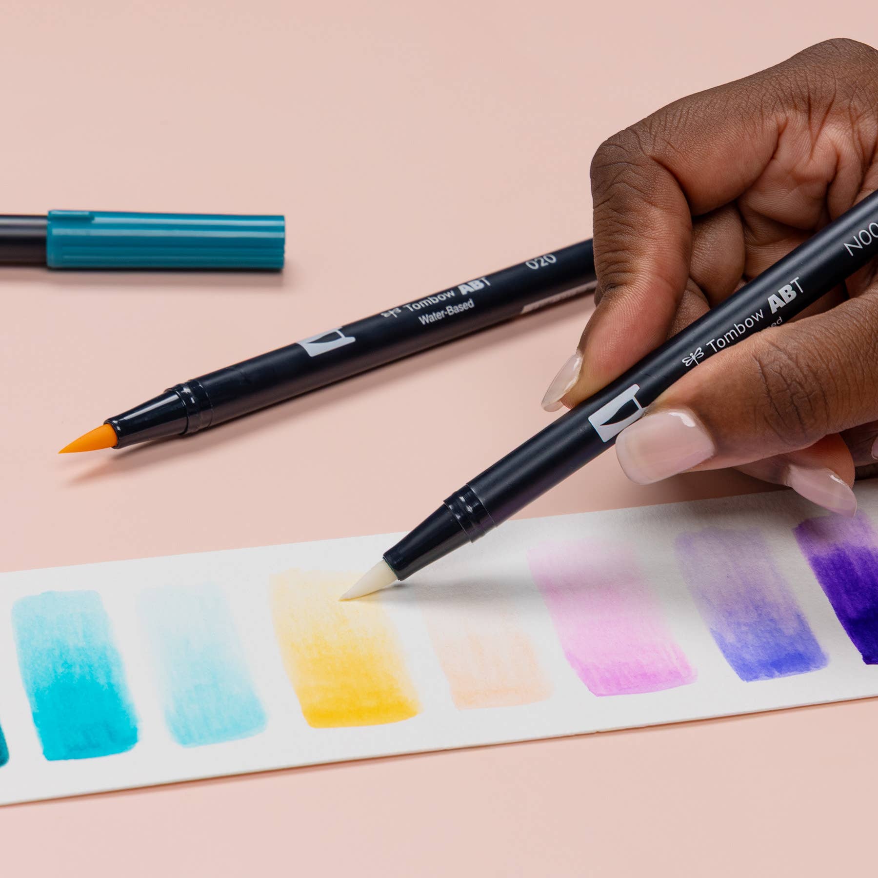 Tombow Dual Brush Pen Art Markers – Mermaids Palette (10-Pack)