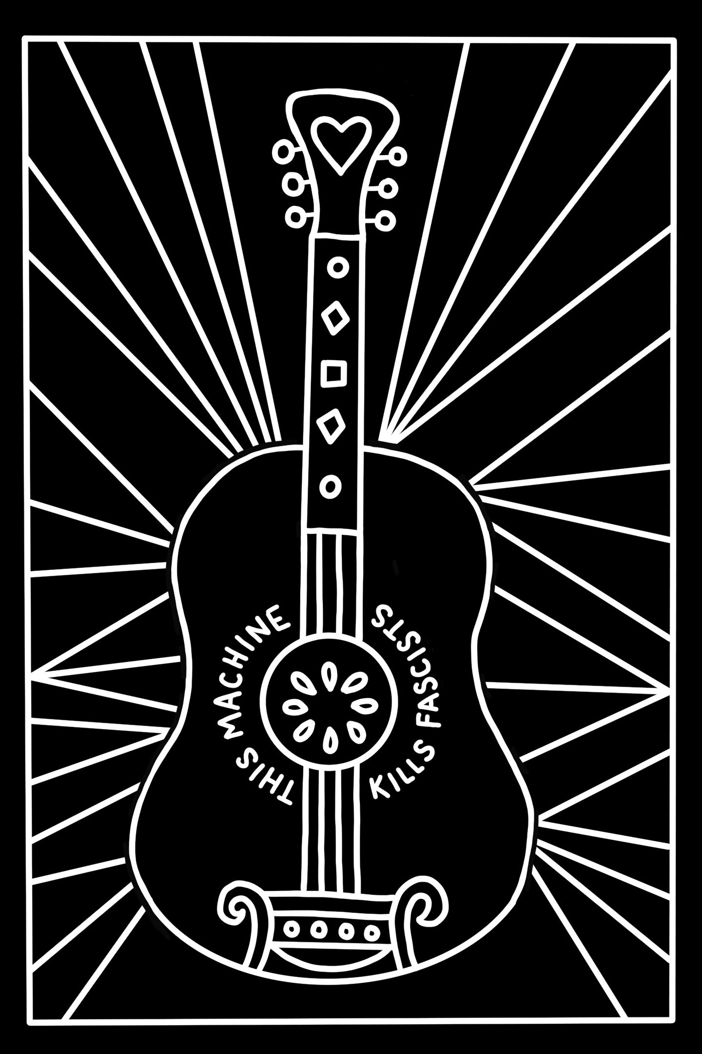 Woody's Guitar Sticker