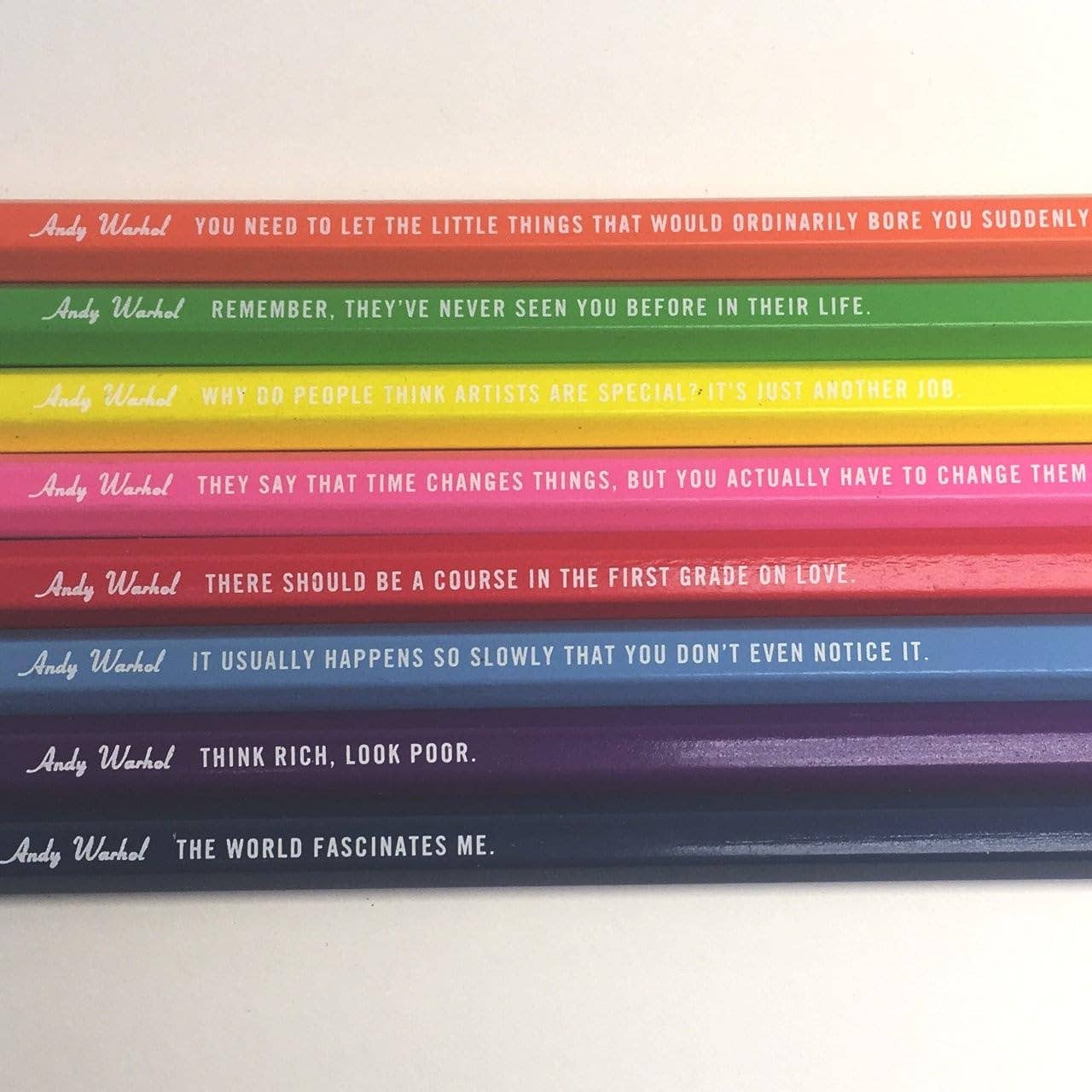 Andy Warhol Colored Pencil Set — 8 Pack