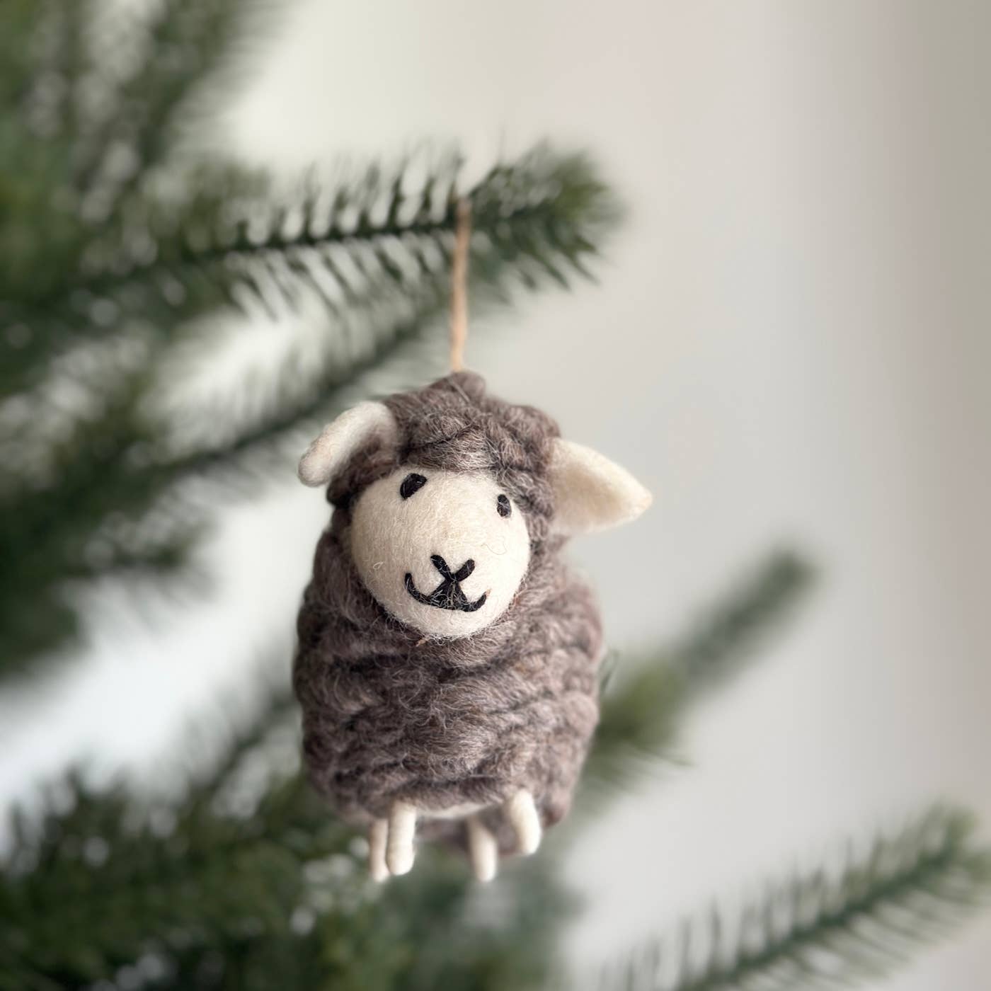 Felt Sheep Ornament Assorted Colors