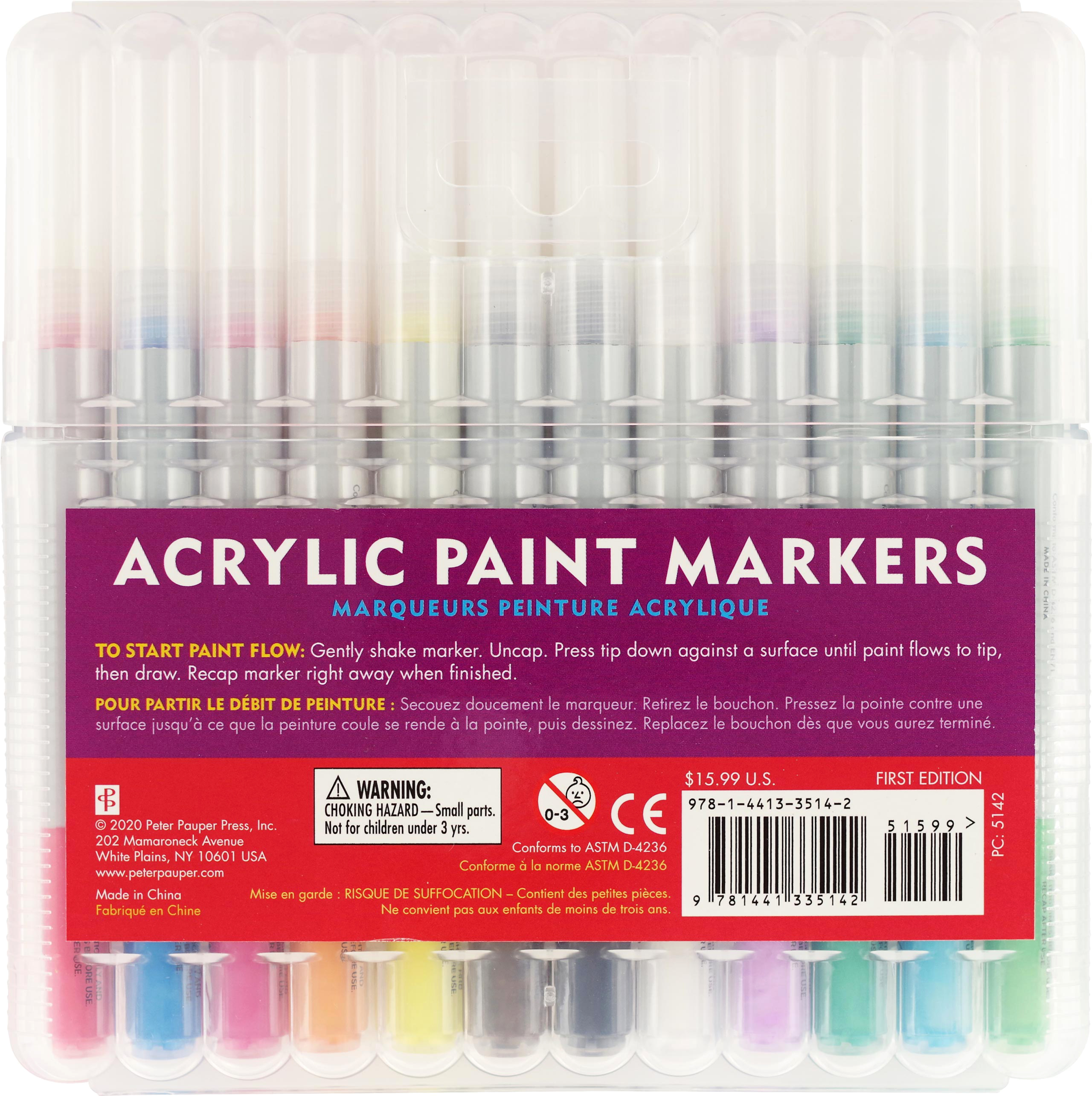 Studio Series Acrylic Paint Markers – Set of 12