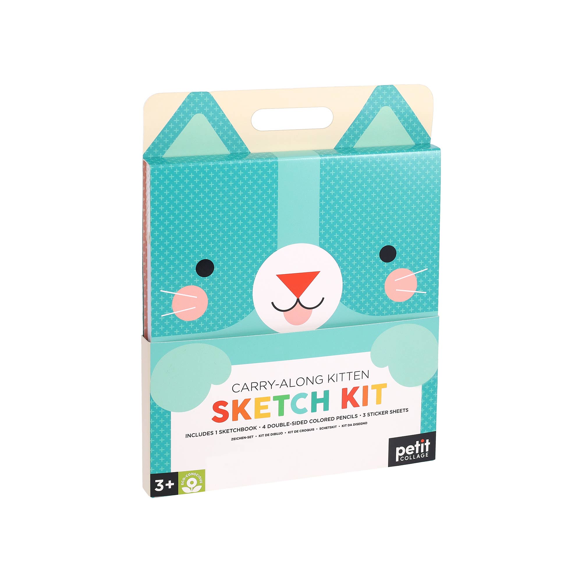 Kids Carry-Along Kitten Sketch Kit