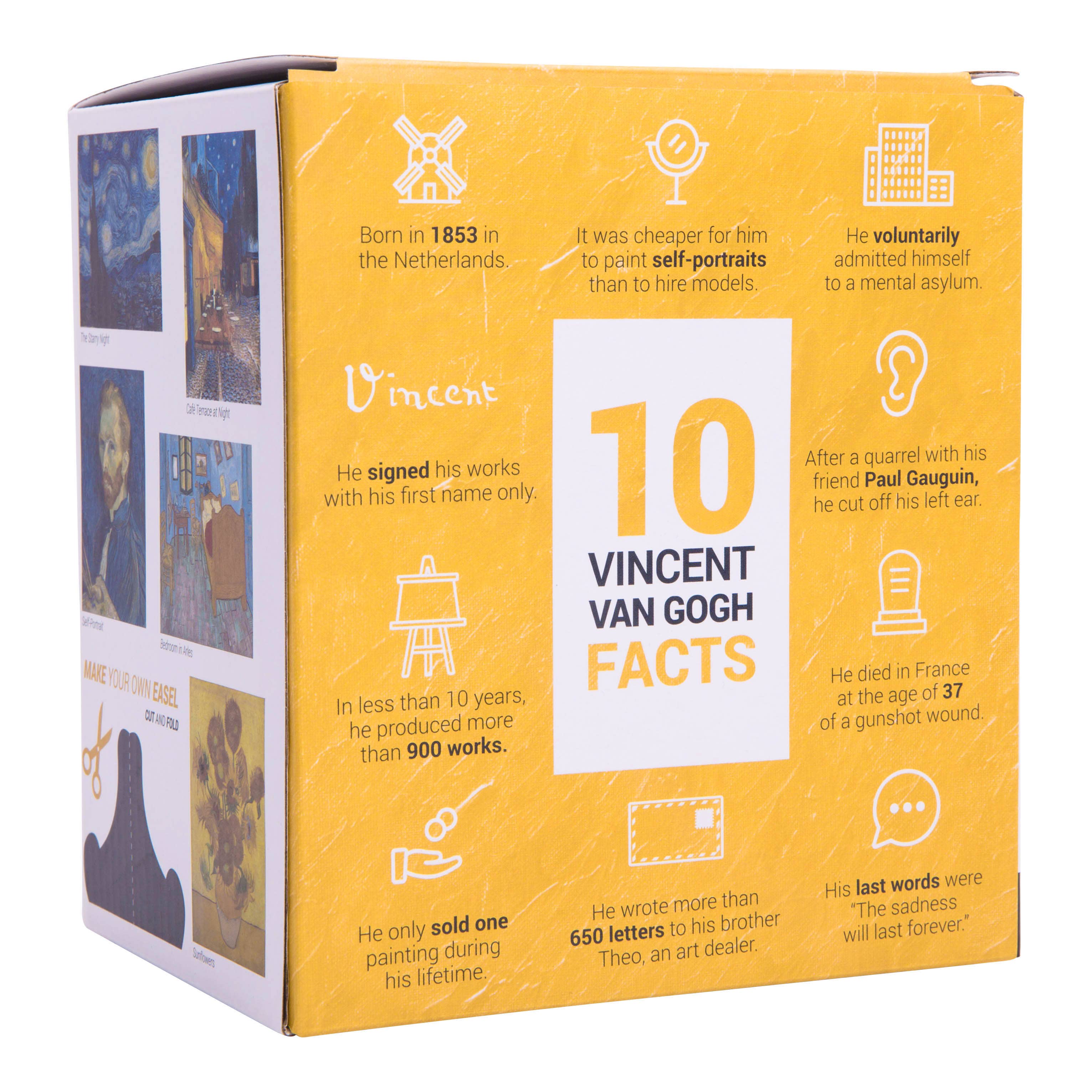 Vincent van Gogh Figurine | 5" Art History Collectible | 2 Removable Ears + Bandaged Ear