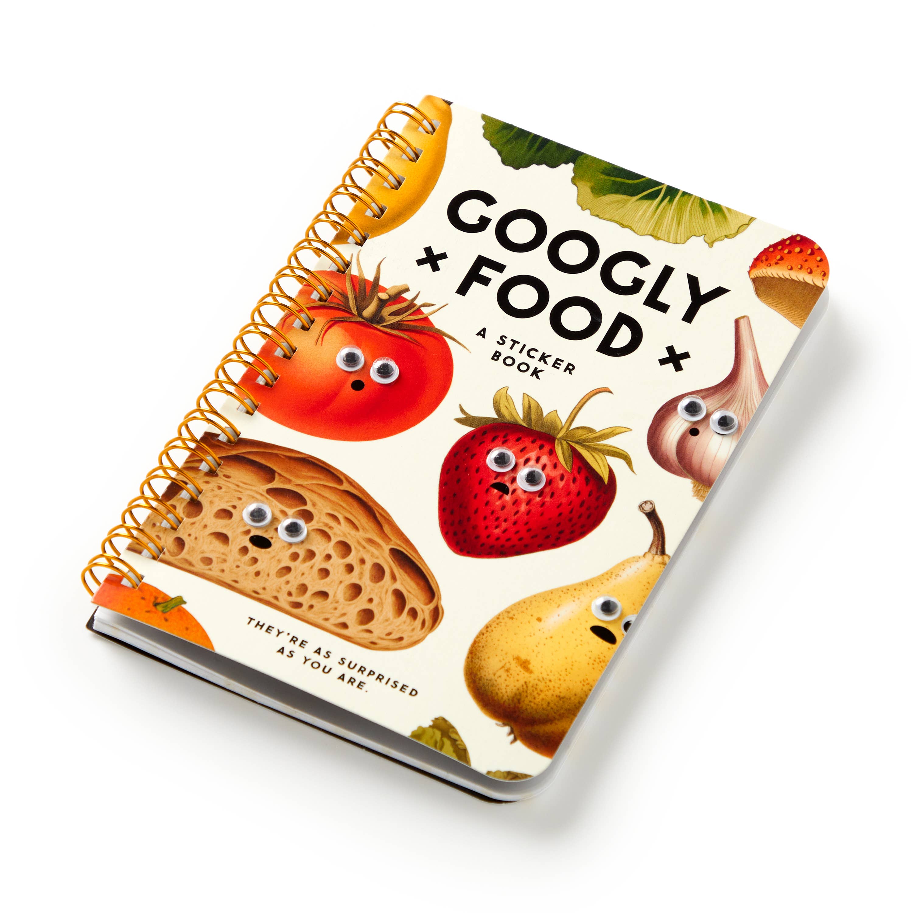 Googly Food Sticker Book by Brass Monkey