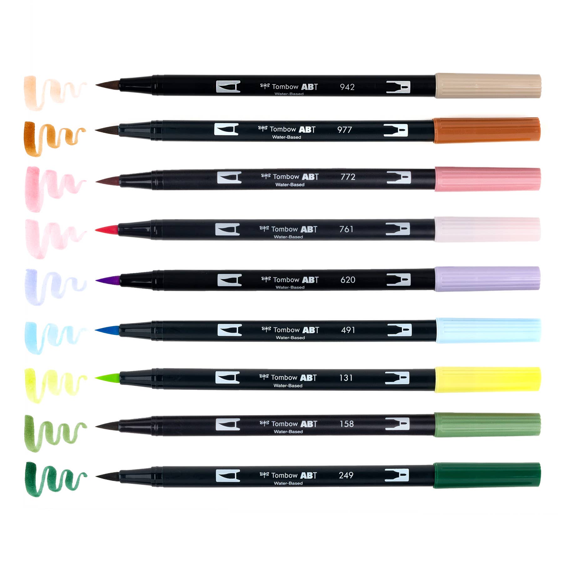 Tombow Dual Brush Pen Art Markers – Fairies Palette (10-Pack)