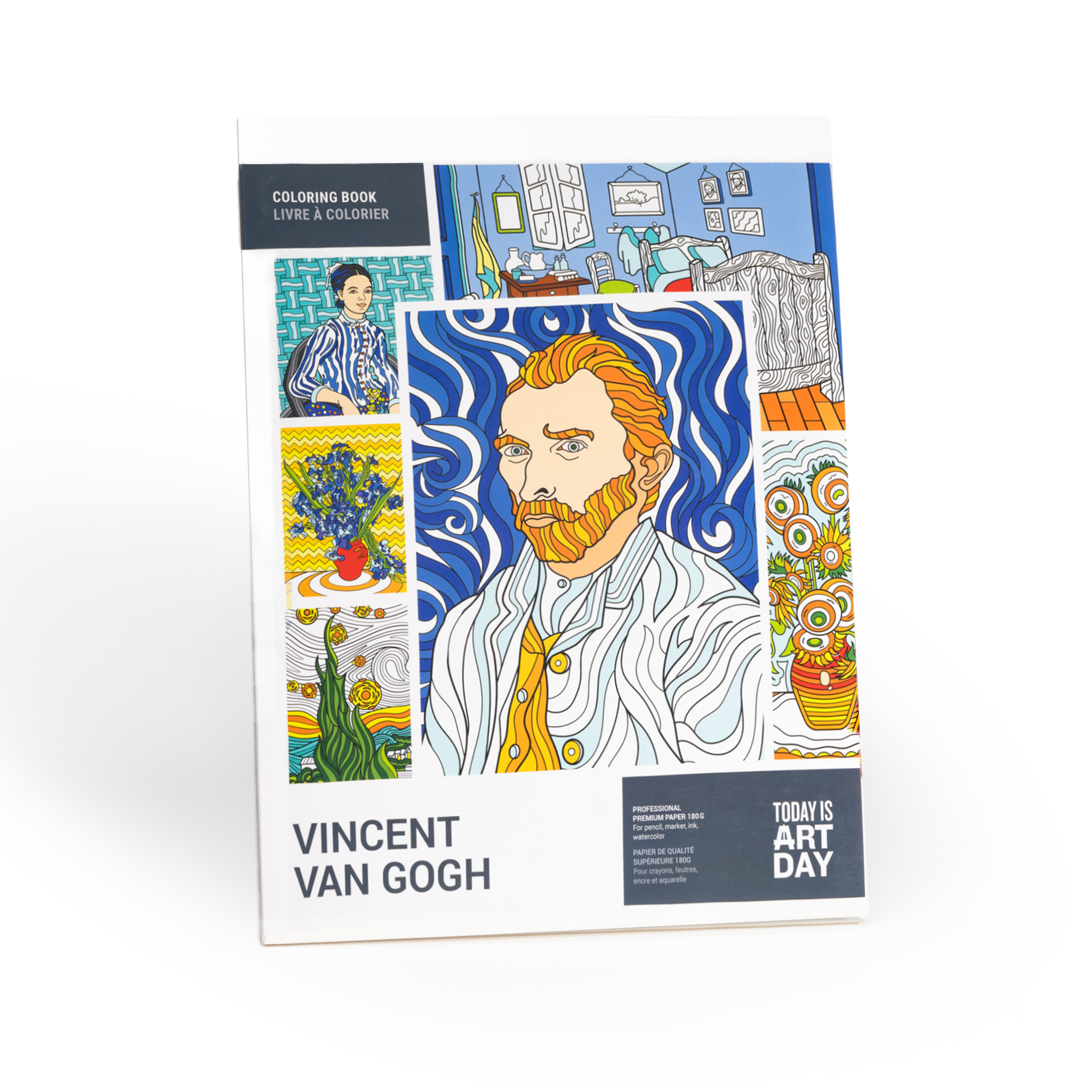Van Gogh Coloring Book | 12 Masterpieces | Thick Premium Paper for Any Medium