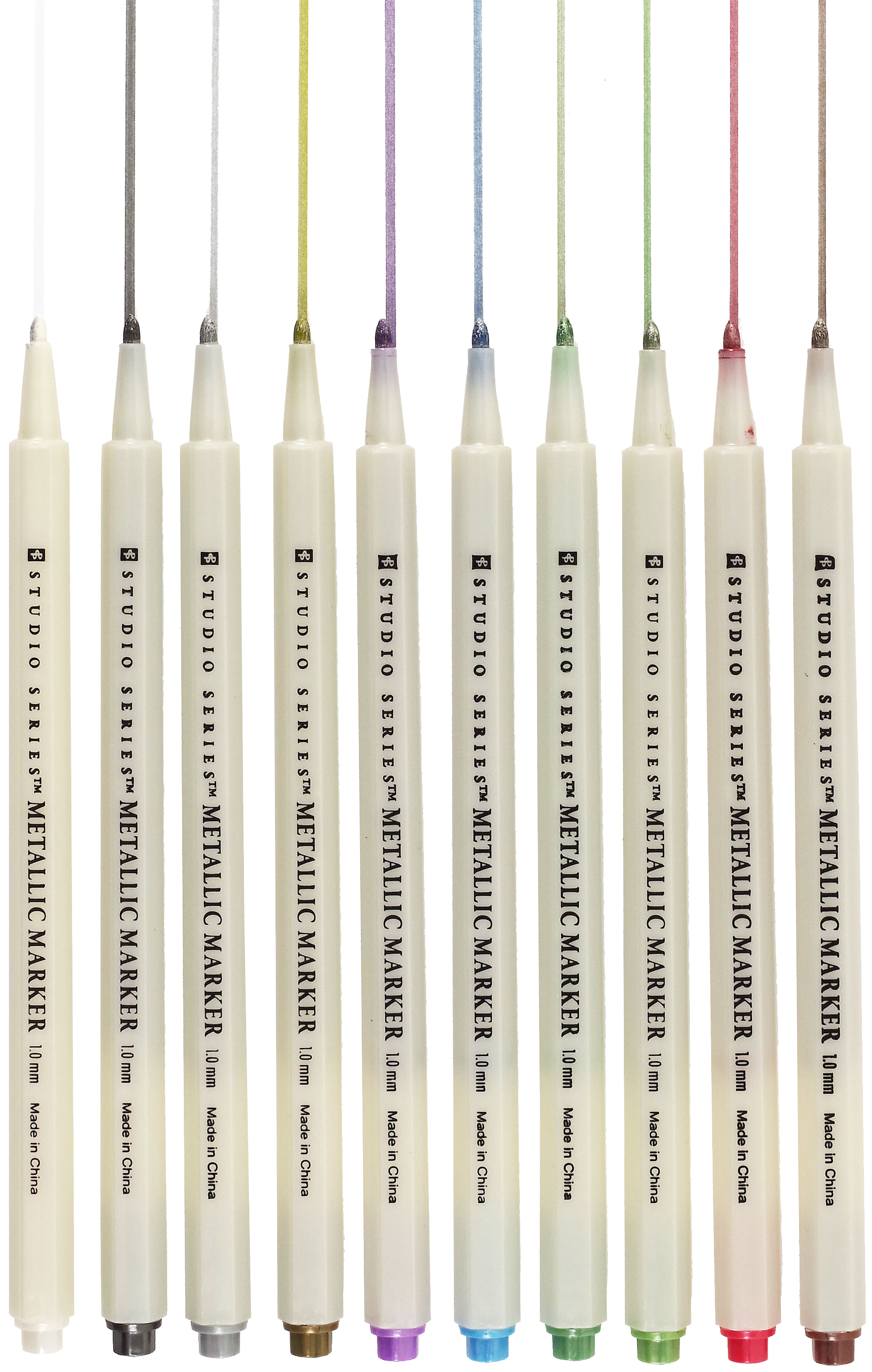Studio Series Metallic Markers – Set of 10