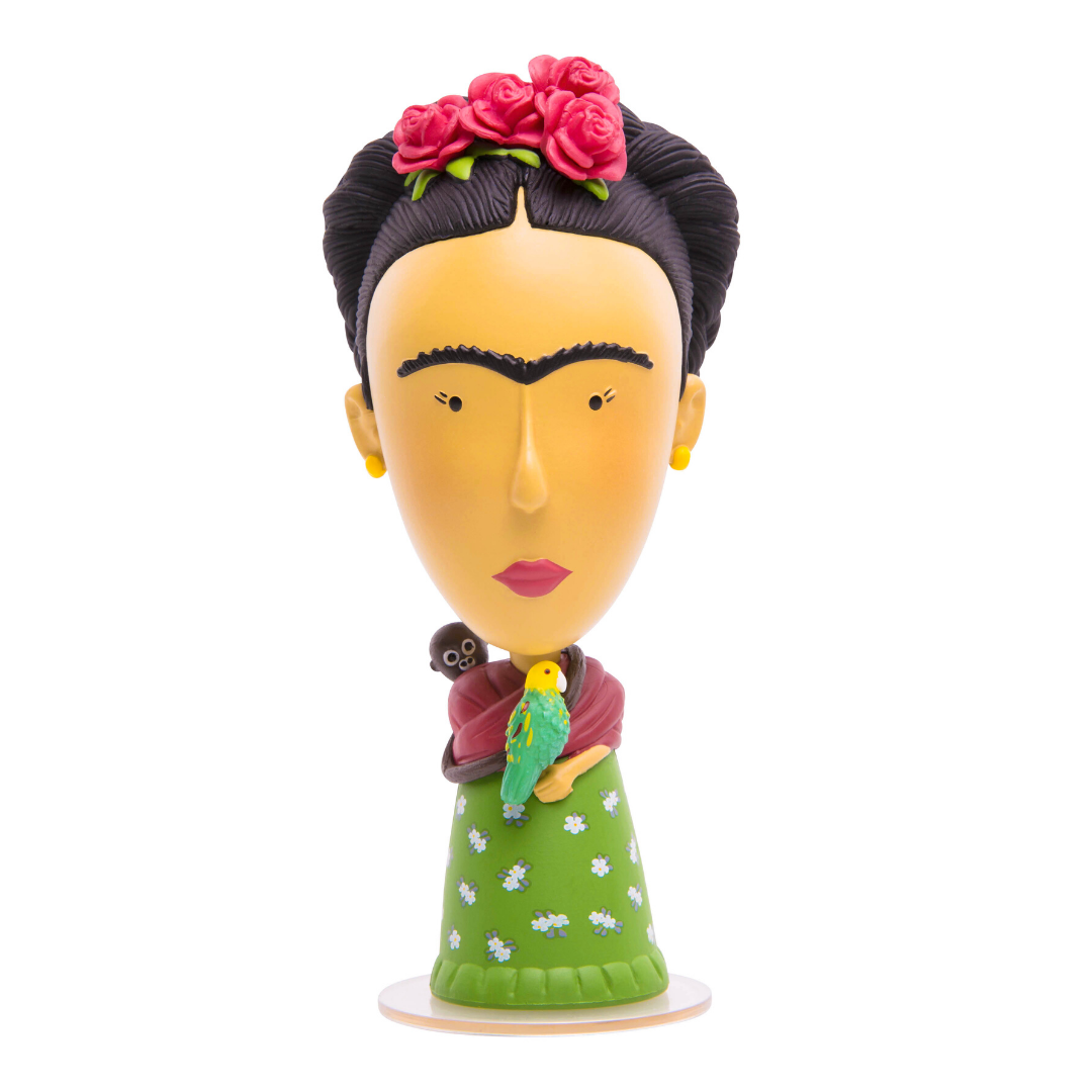 Frida Kahlo Figurine | 5" Art History Collectible | Scented with Wild Rose