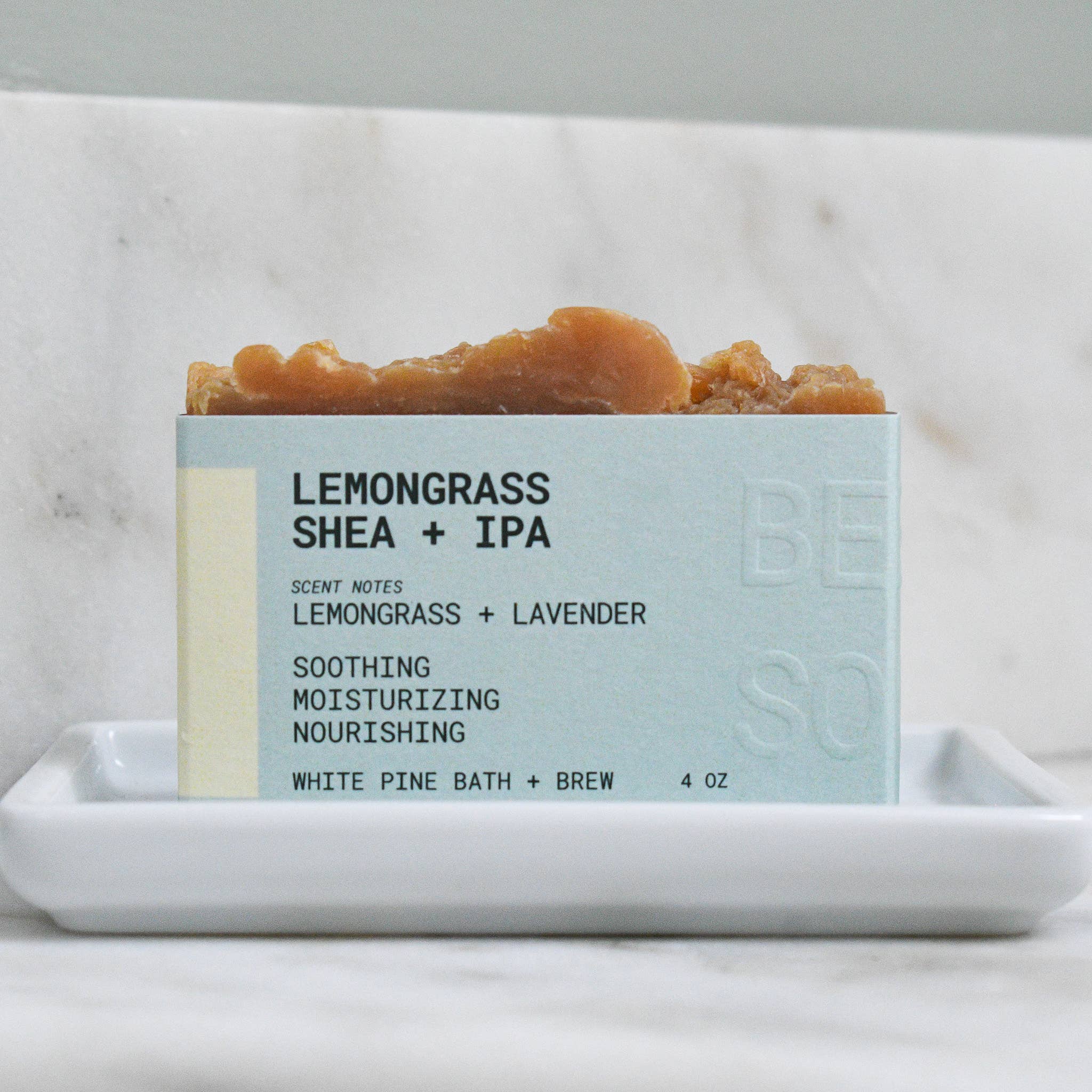 Lemongrass Shea + IPA - Beer Soap