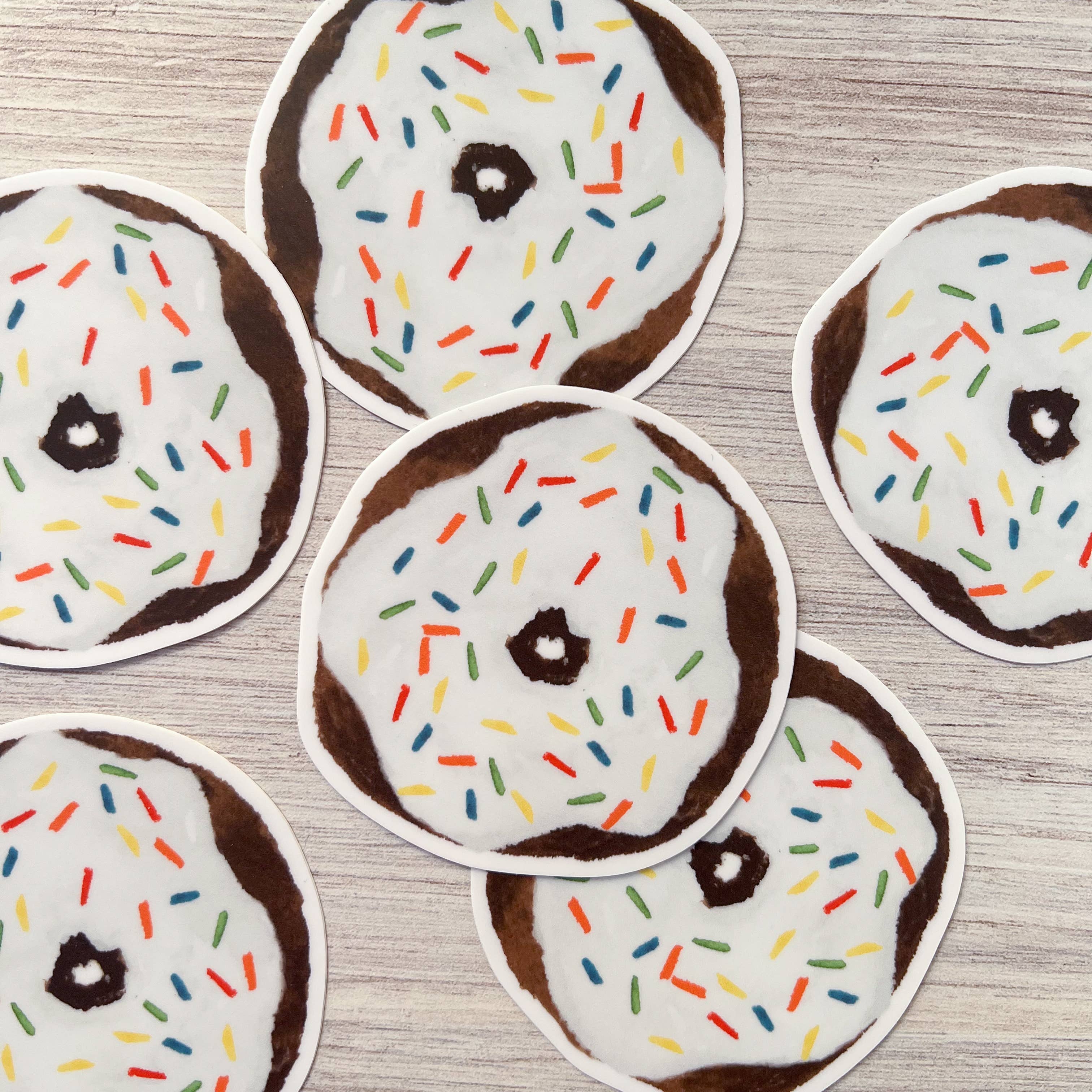 Frosted Chocolate Donut Sticker | 3"