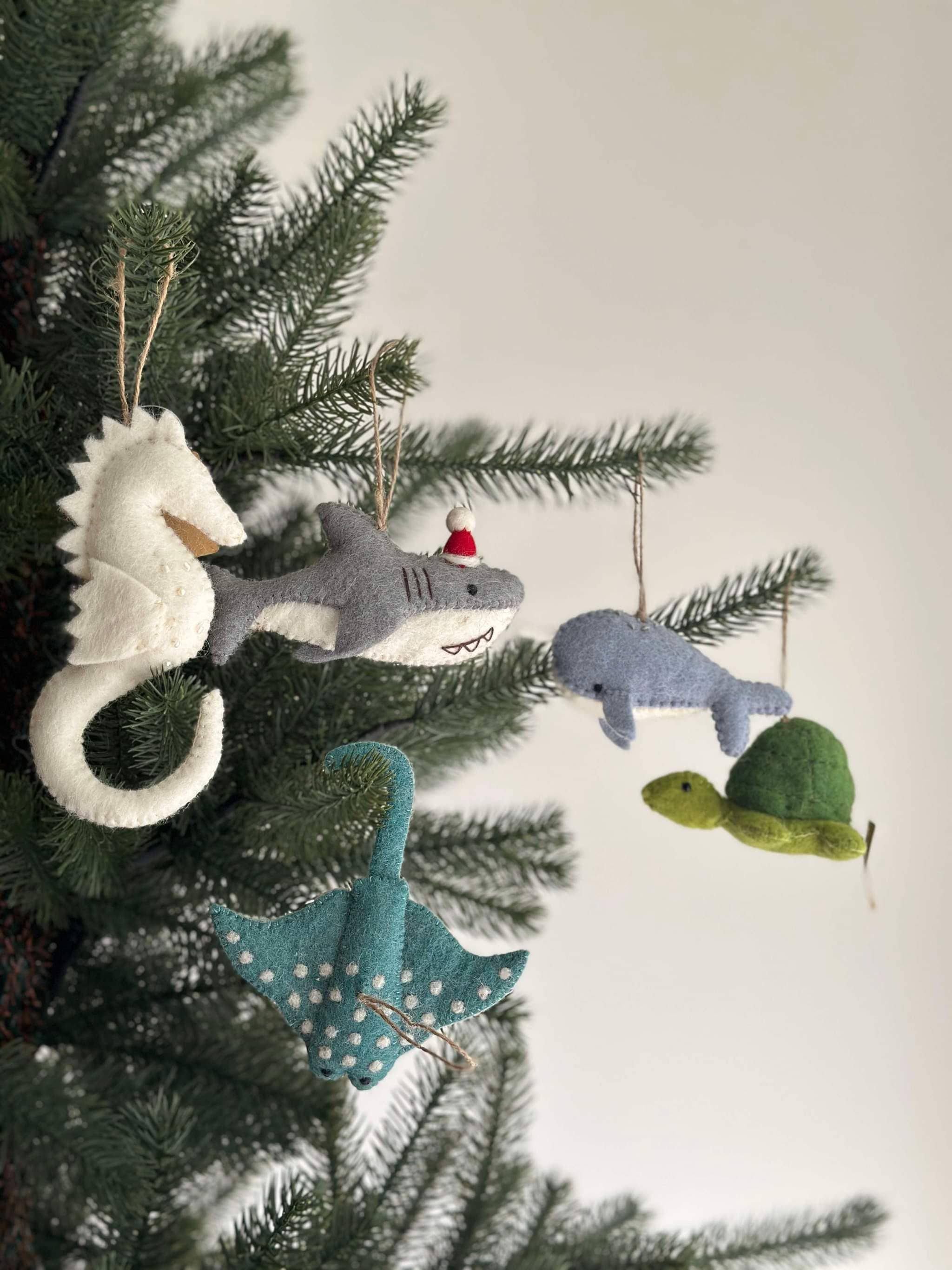Felt Sea Creature Ornament