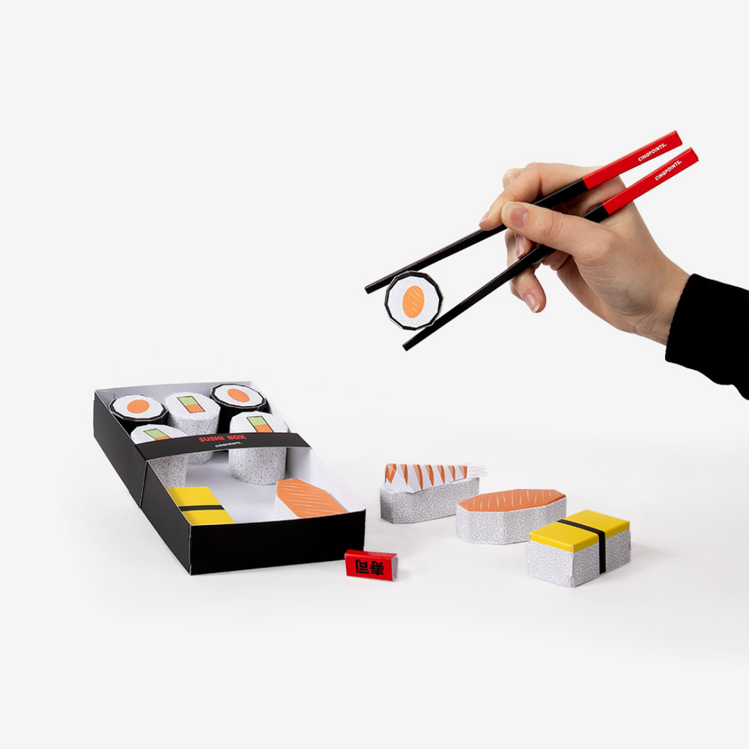 3D Paperfood Sushi by Cinqpoints | DIY Paper Model | Eco-Friendly