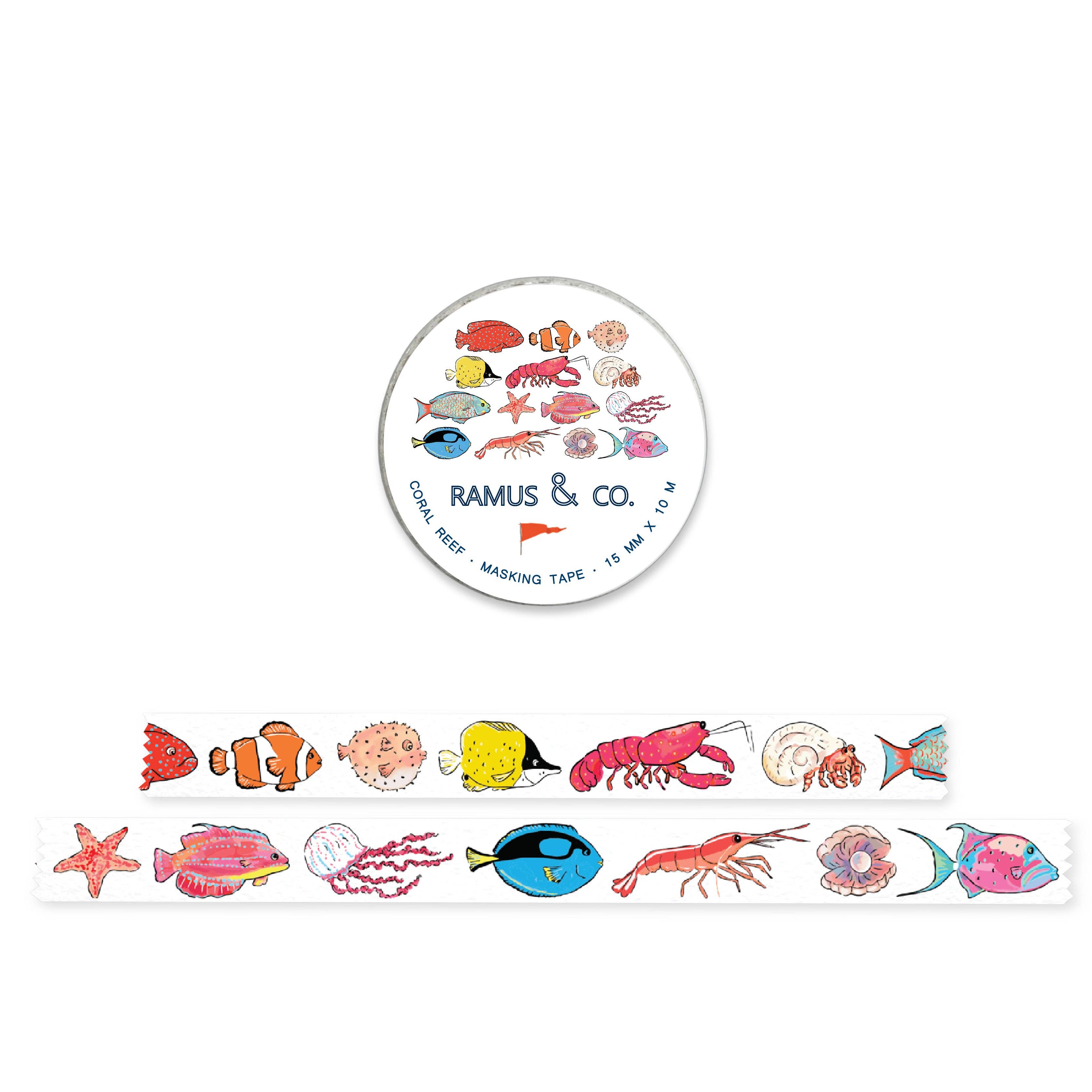 Coral Reef Masking Tape