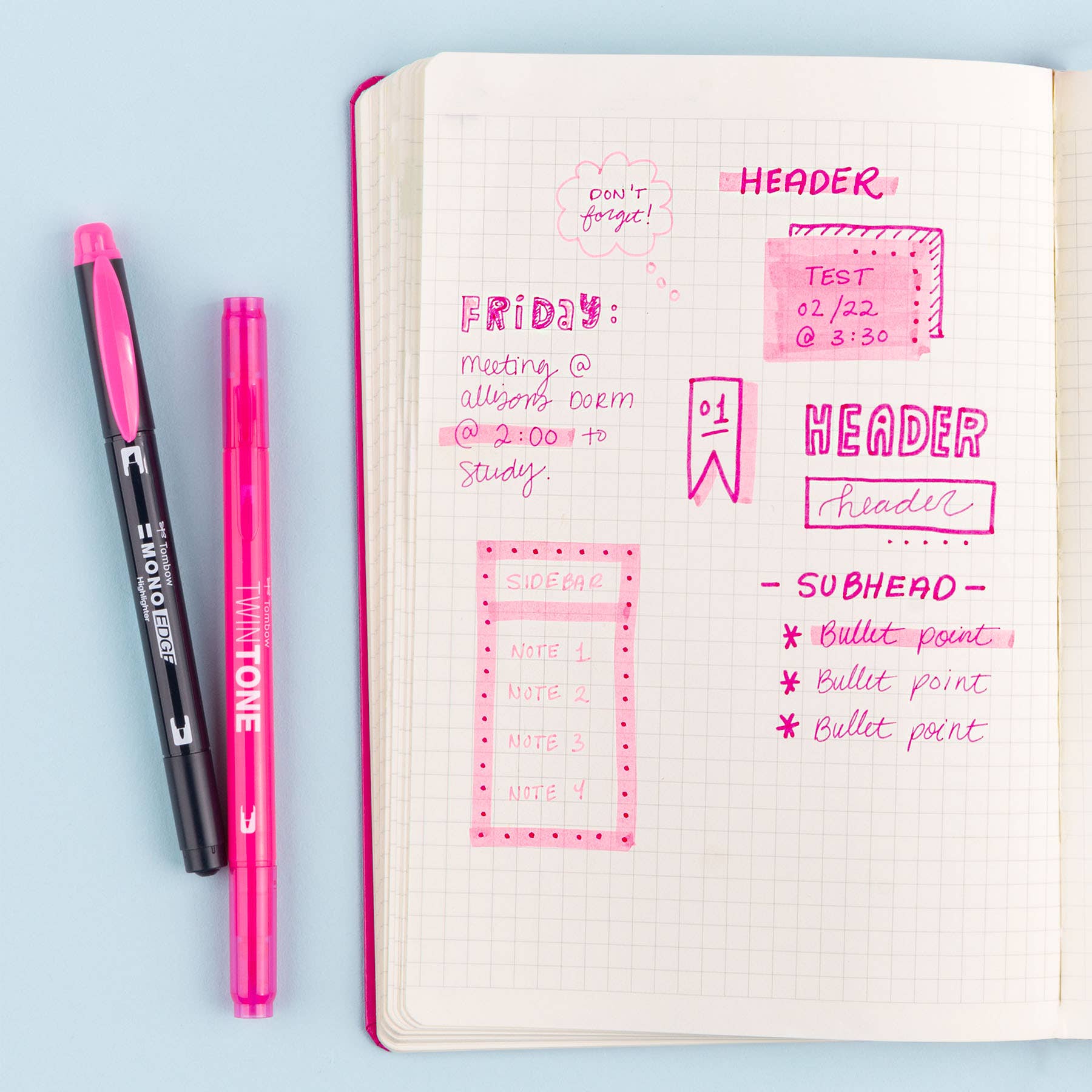 Tombow “Creative Notetaking” Kit