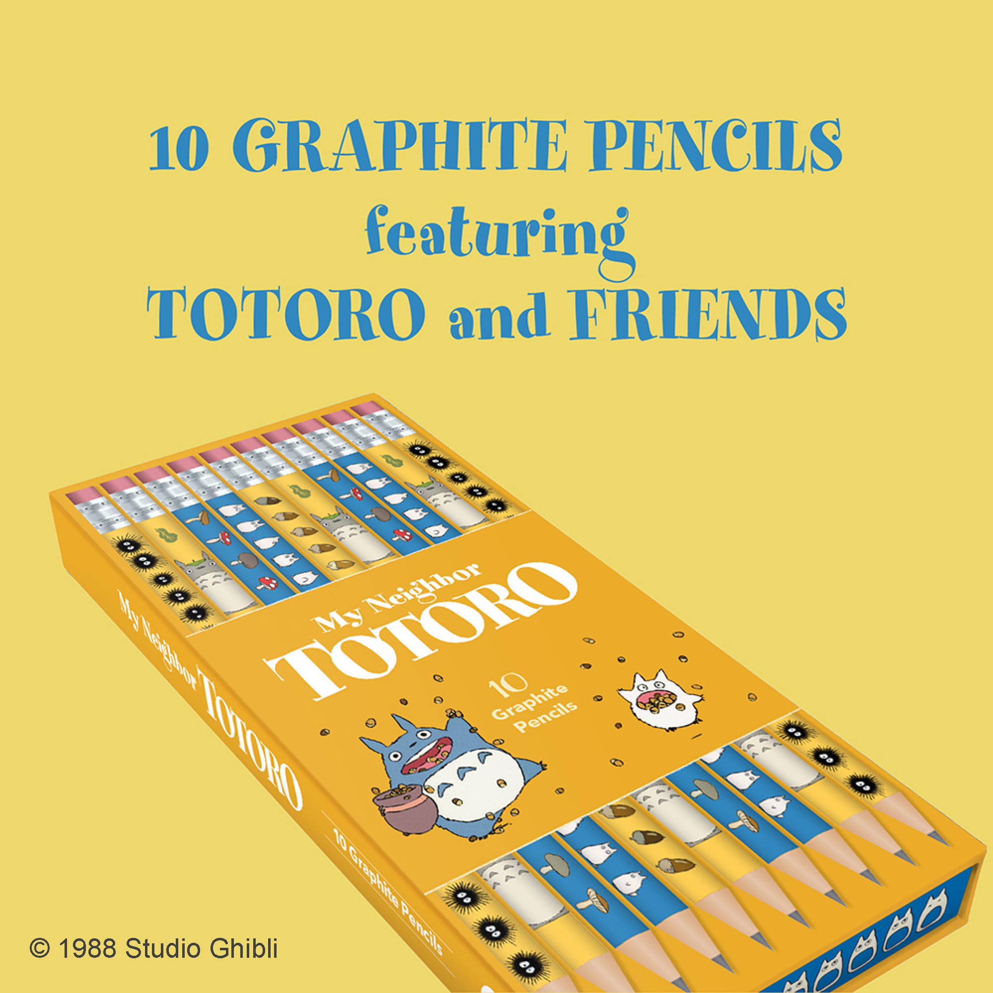 My Neighbor Totoro Graphite Pencil Set — Studio Ghibli
